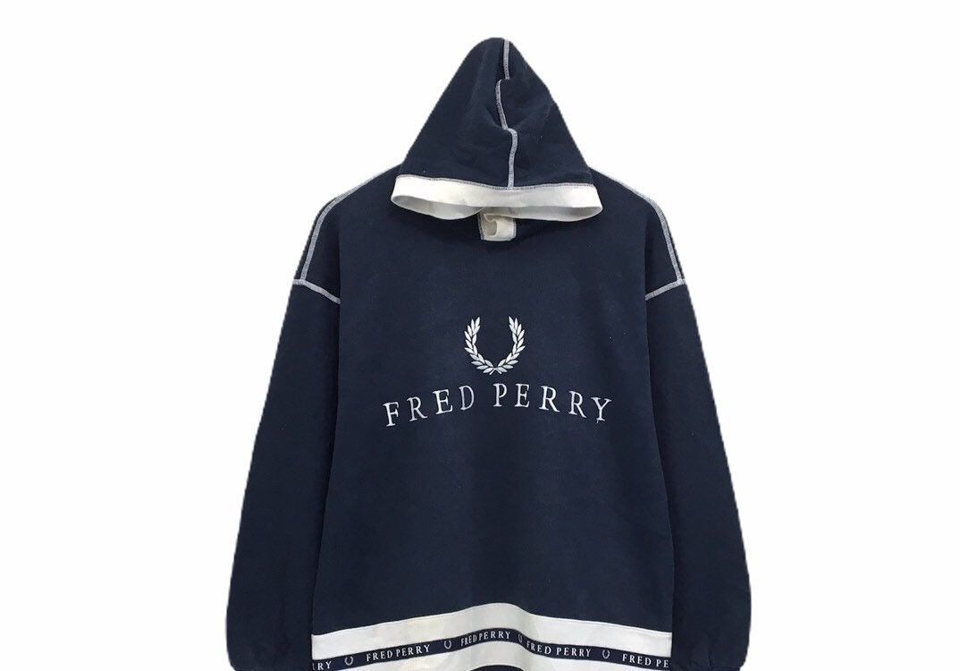 Fred Perry FRED PERRY BigLogo Hoodie Size US L / EU 52-54 / 3 - 2 Thumbnail