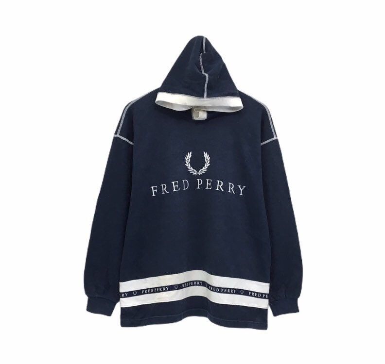 Fred Perry FRED PERRY BigLogo Hoodie Size US L / EU 52-54 / 3 - 1 Thumbnail