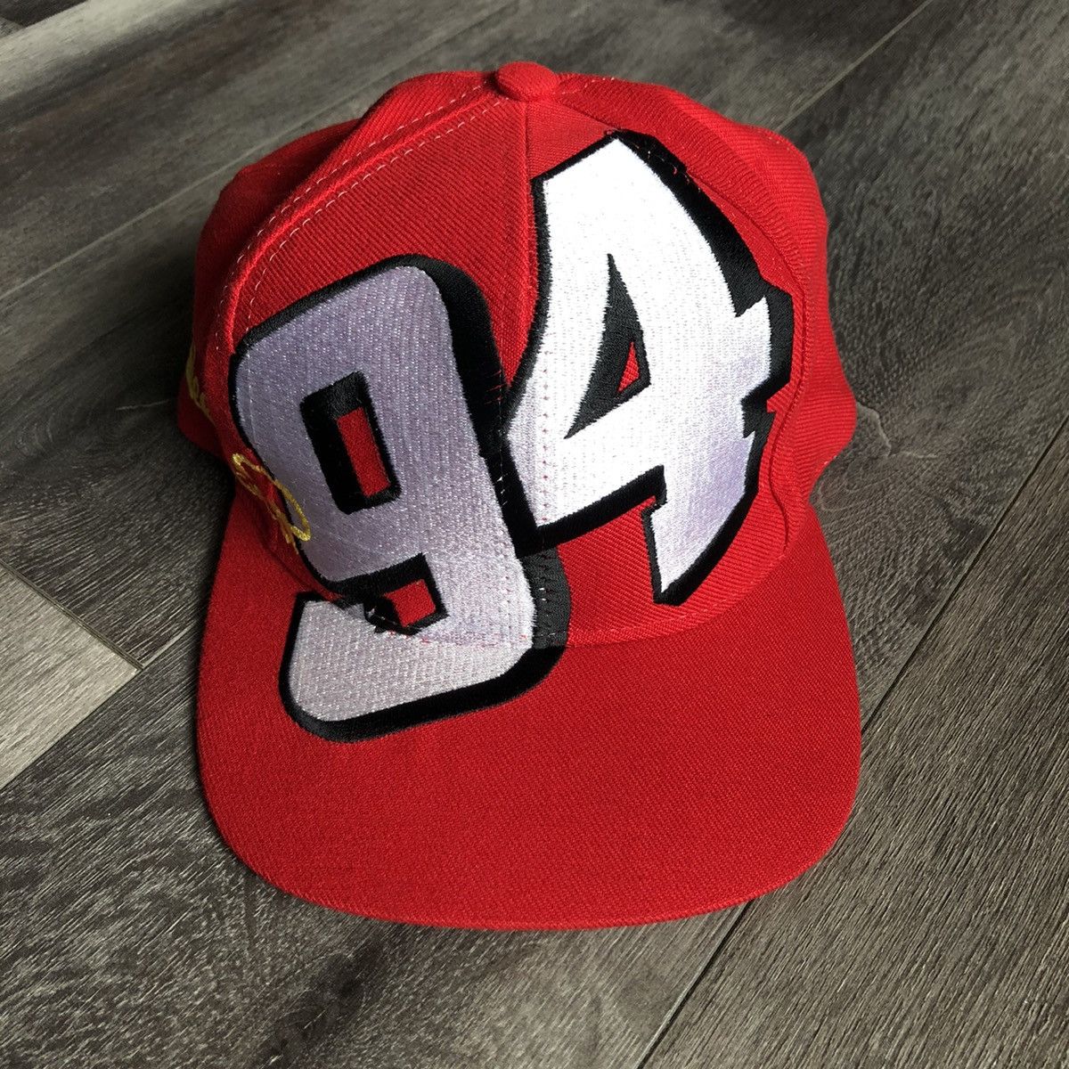 NASCAR Vintage 1990s NASCAR Bill Elliot McDonald’s 94 Big Logo Hat Size ONE SIZE - 1 Thumbnail