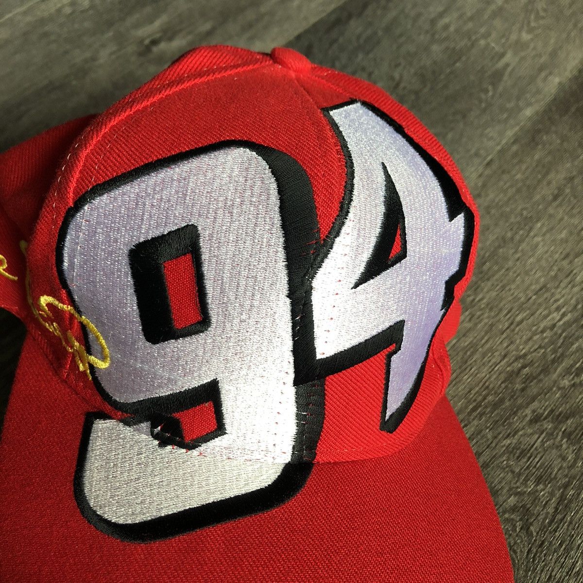 NASCAR Vintage 1990s NASCAR Bill Elliot McDonald’s 94 Big Logo Hat Size ONE SIZE - 3 Thumbnail