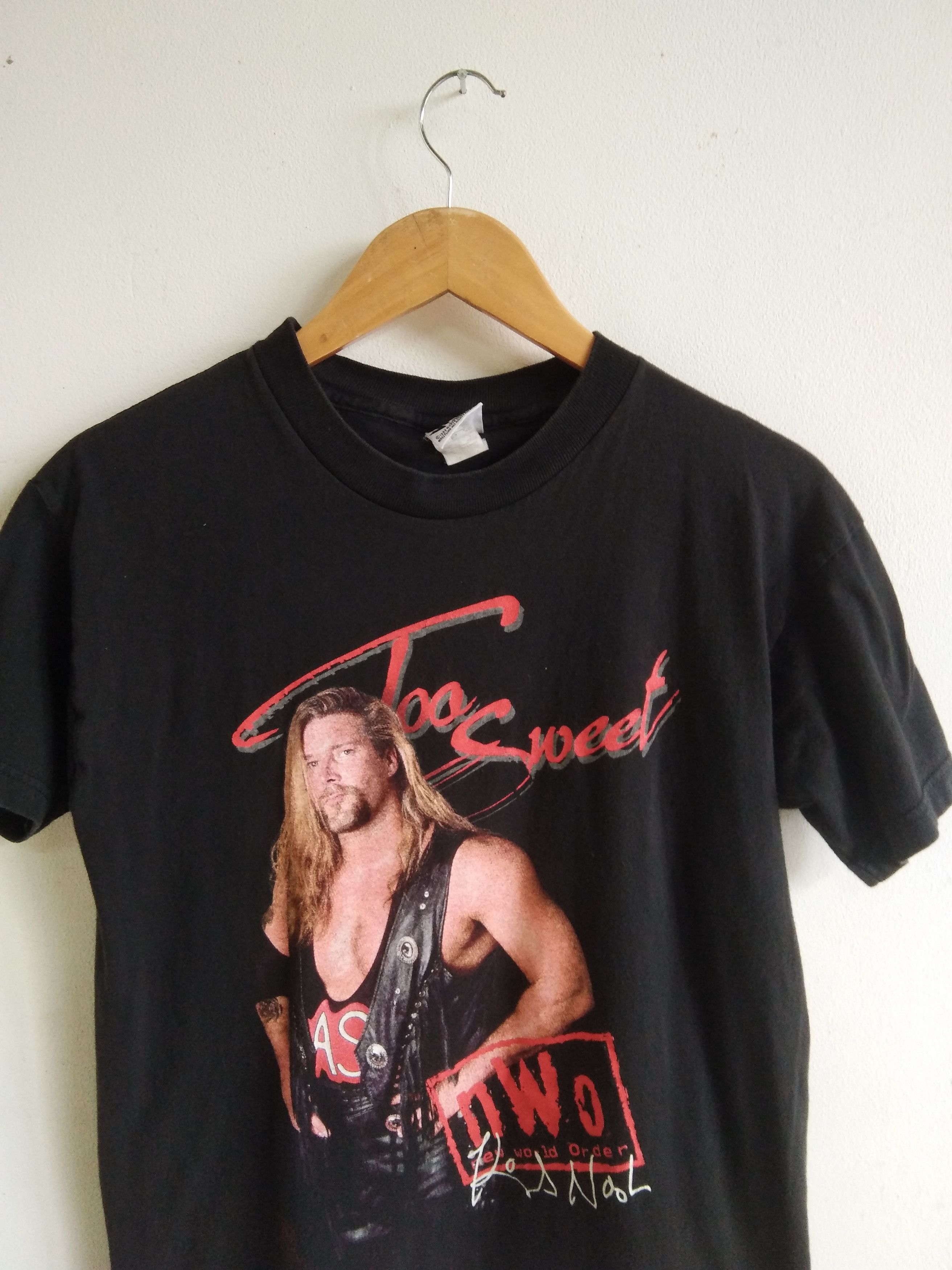 Vintage Vintage 1998 Kevin Nash Too Sweet Wrestling T-shirt Size US S / EU 44-46 / 1 - 2 Thumbnail