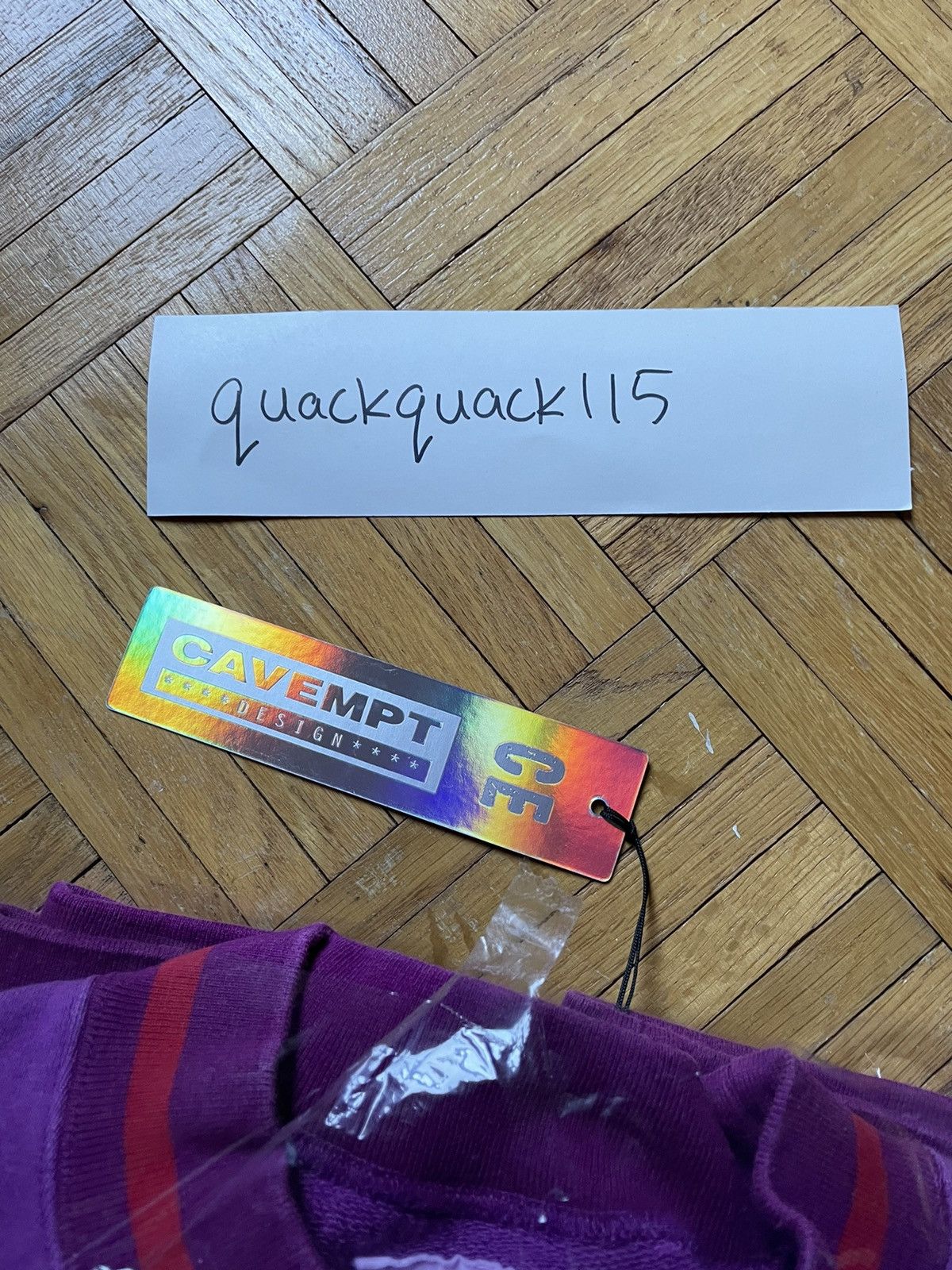 Cav Empt CAV EMPT UNINTERRUPTED CREWNECK Size US XL / EU 56 / 4 - 9 Thumbnail