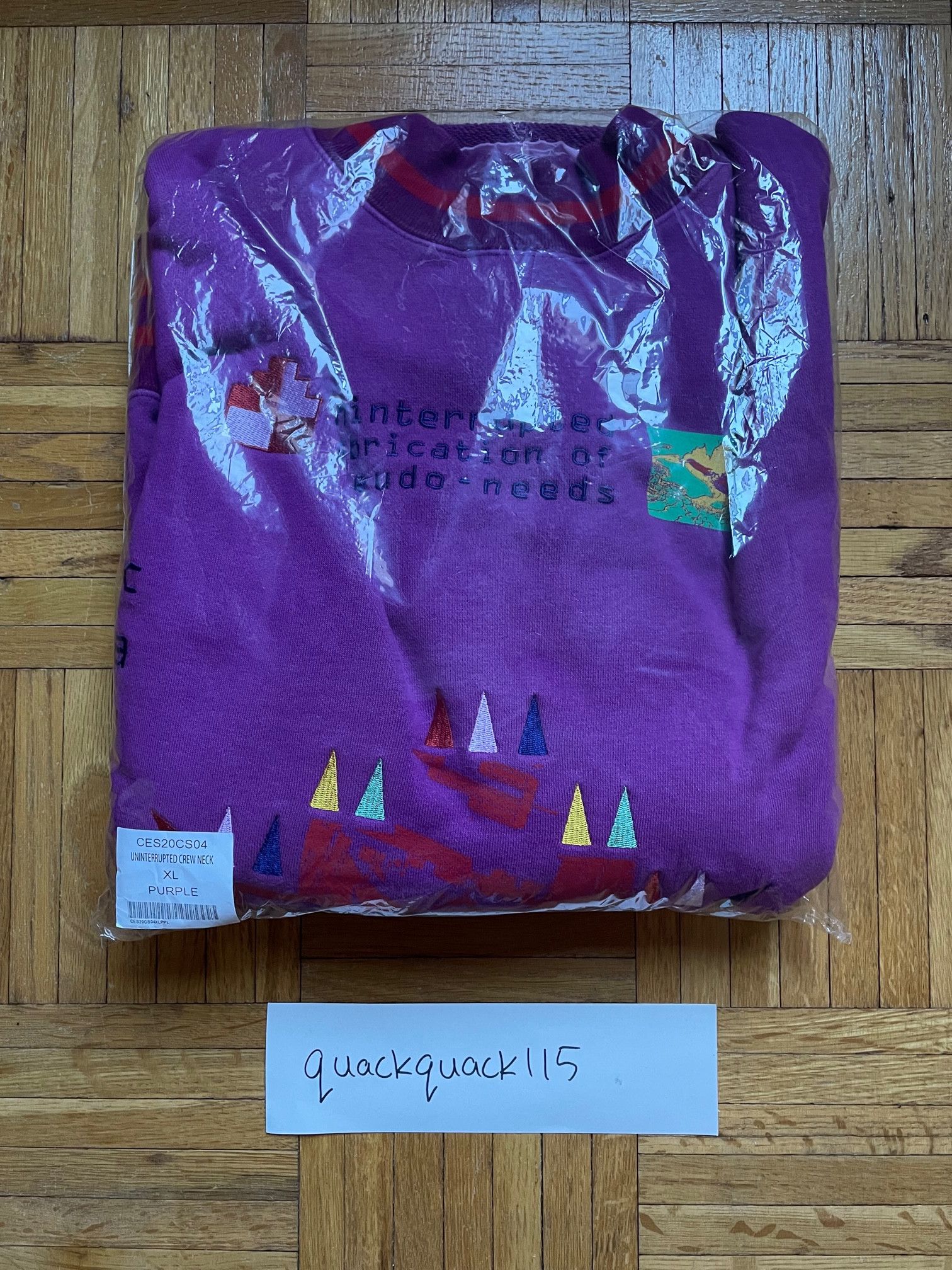 Cav Empt CAV EMPT UNINTERRUPTED CREWNECK Size US XL / EU 56 / 4 - 2 Thumbnail