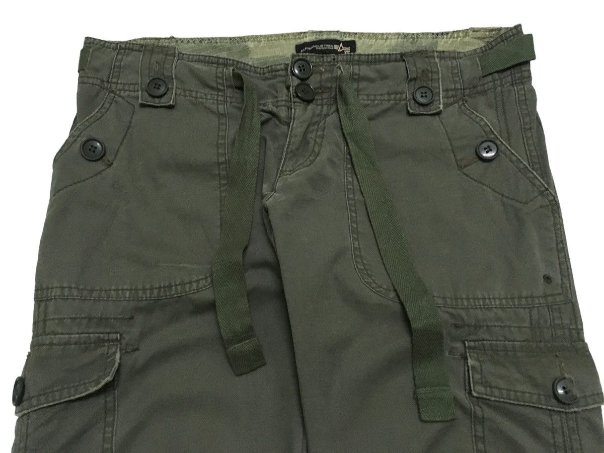 Alpha Industries Rare Vintage Alpha Industries Tactical Flared Pants 1990s Size US 32 / EU 48 - 3 Thumbnail