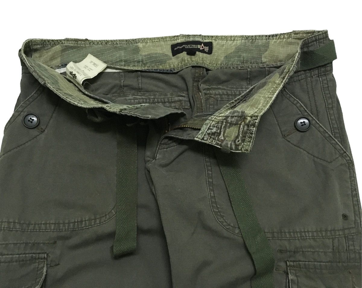 Alpha Industries Rare Vintage Alpha Industries Tactical Flared Pants 1990s Size US 32 / EU 48 - 7 Thumbnail