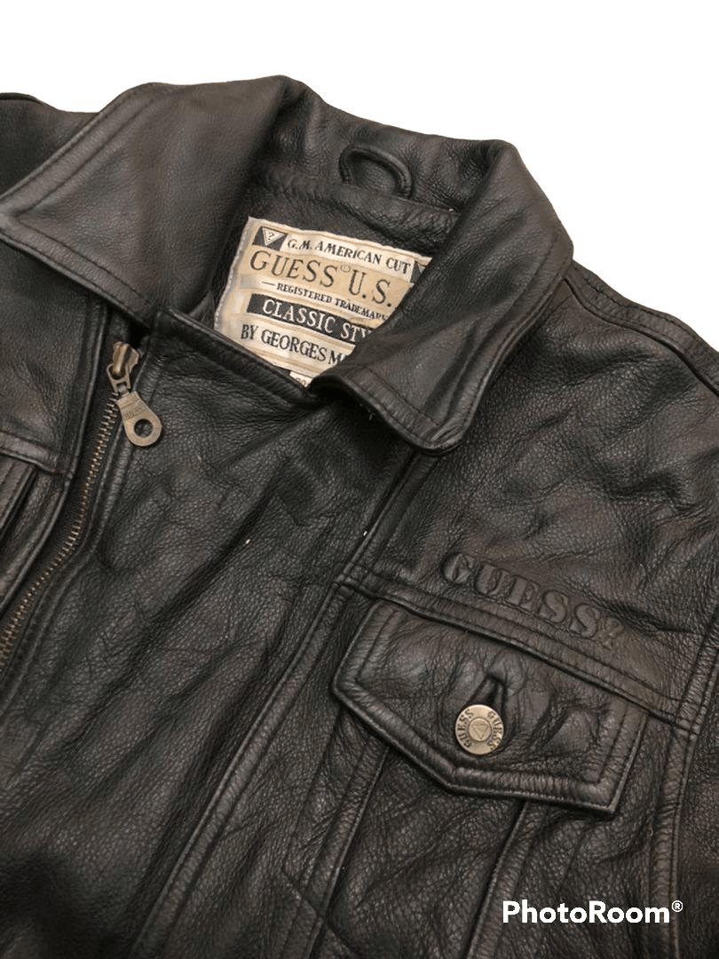 Vintage Guess by Georges Marciano Leather Jacket
