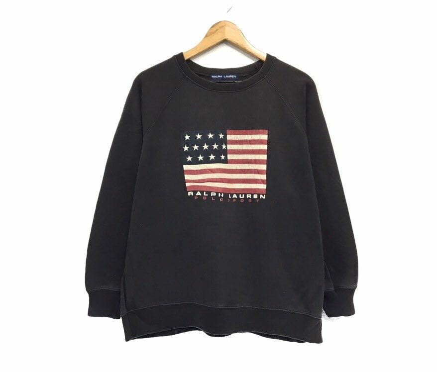 Polo Ralph Lauren × Ralph Lauren × Vintage POLO SPORTS Ralph Lauren Sweatshirts Size US L / EU 52-54 / 3 - 1 Thumbnail