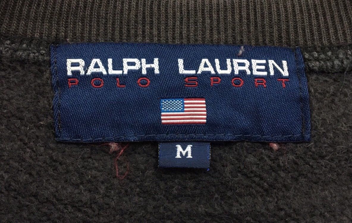 Polo Ralph Lauren × Ralph Lauren × Vintage POLO SPORTS Ralph Lauren Sweatshirts Size US L / EU 52-54 / 3 - 8 Thumbnail