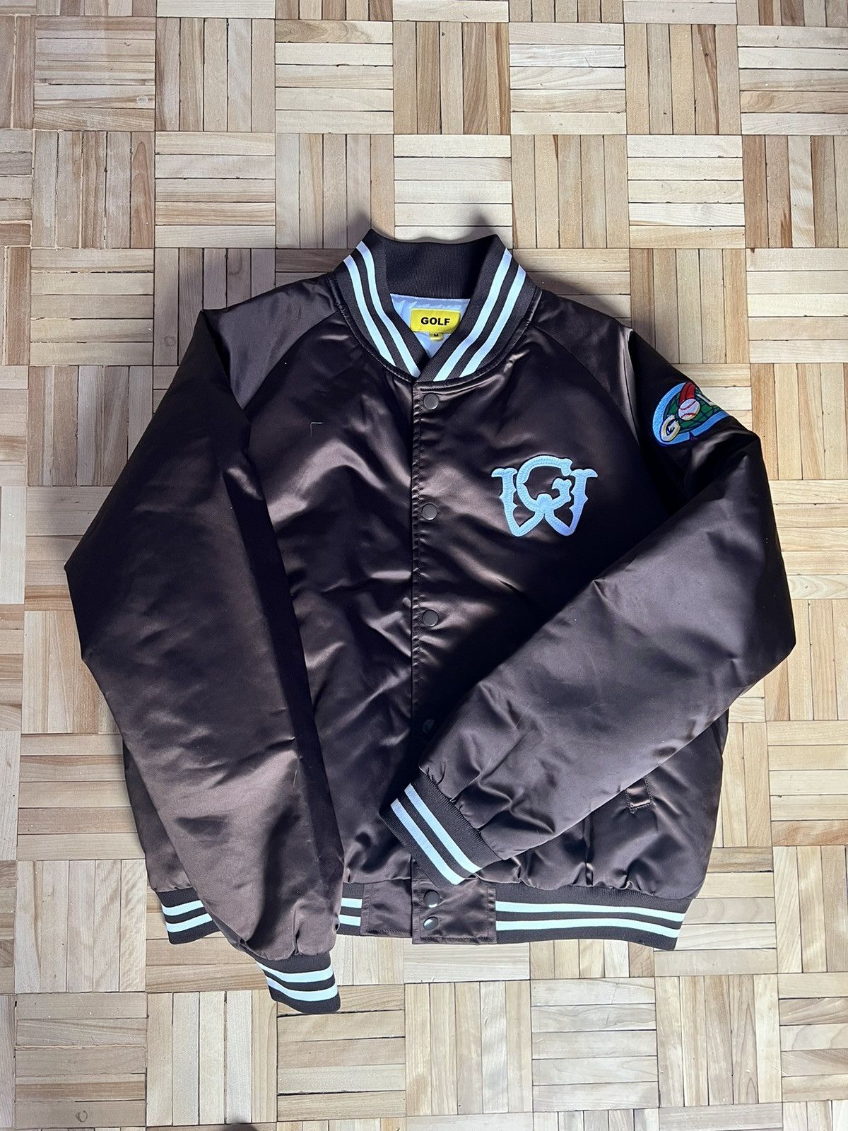 GW UNIVERSITY SATIN JACKET by GOLF WAN