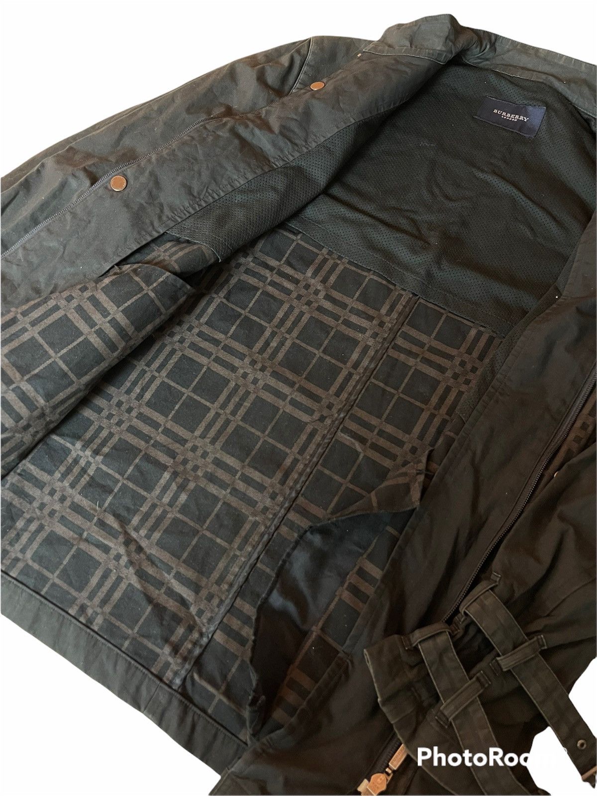 Burberry Rare! Burberry Bondage Jacket / Nice Design Size US L / EU 52-54 / 3 - 3 Thumbnail