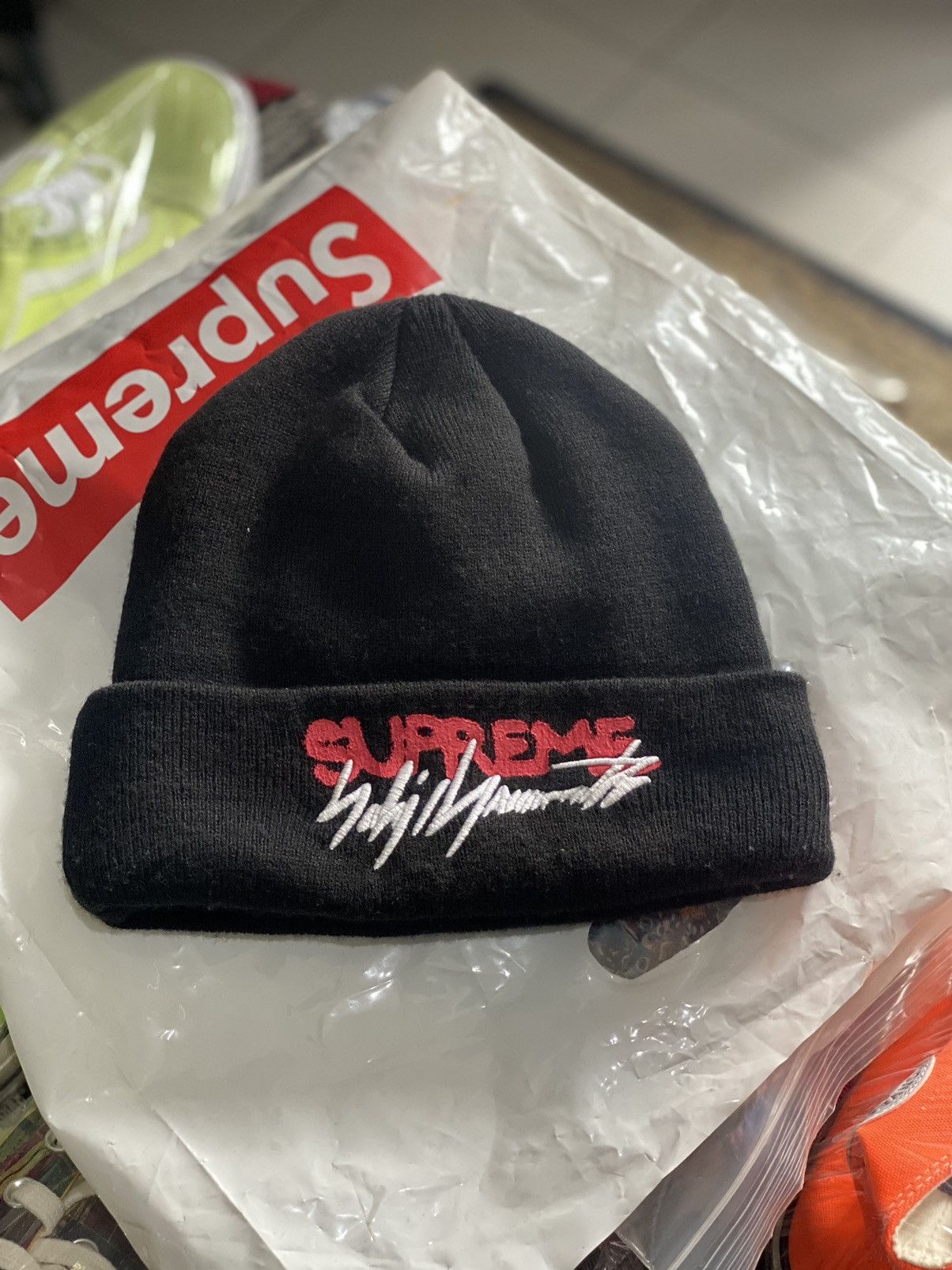 Supreme Supreme x yohji yamamoto x new era - beanie hat | Grailed