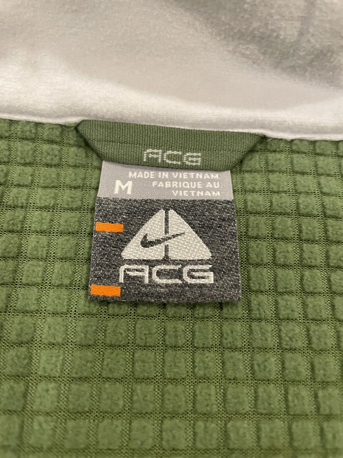 Nike × Nike ACG × Vintage Vintage Nike ACG Stealth Thermal Fleece Jacket Glade Fern Size US S / EU 44-46 / 1 - 6 Thumbnail