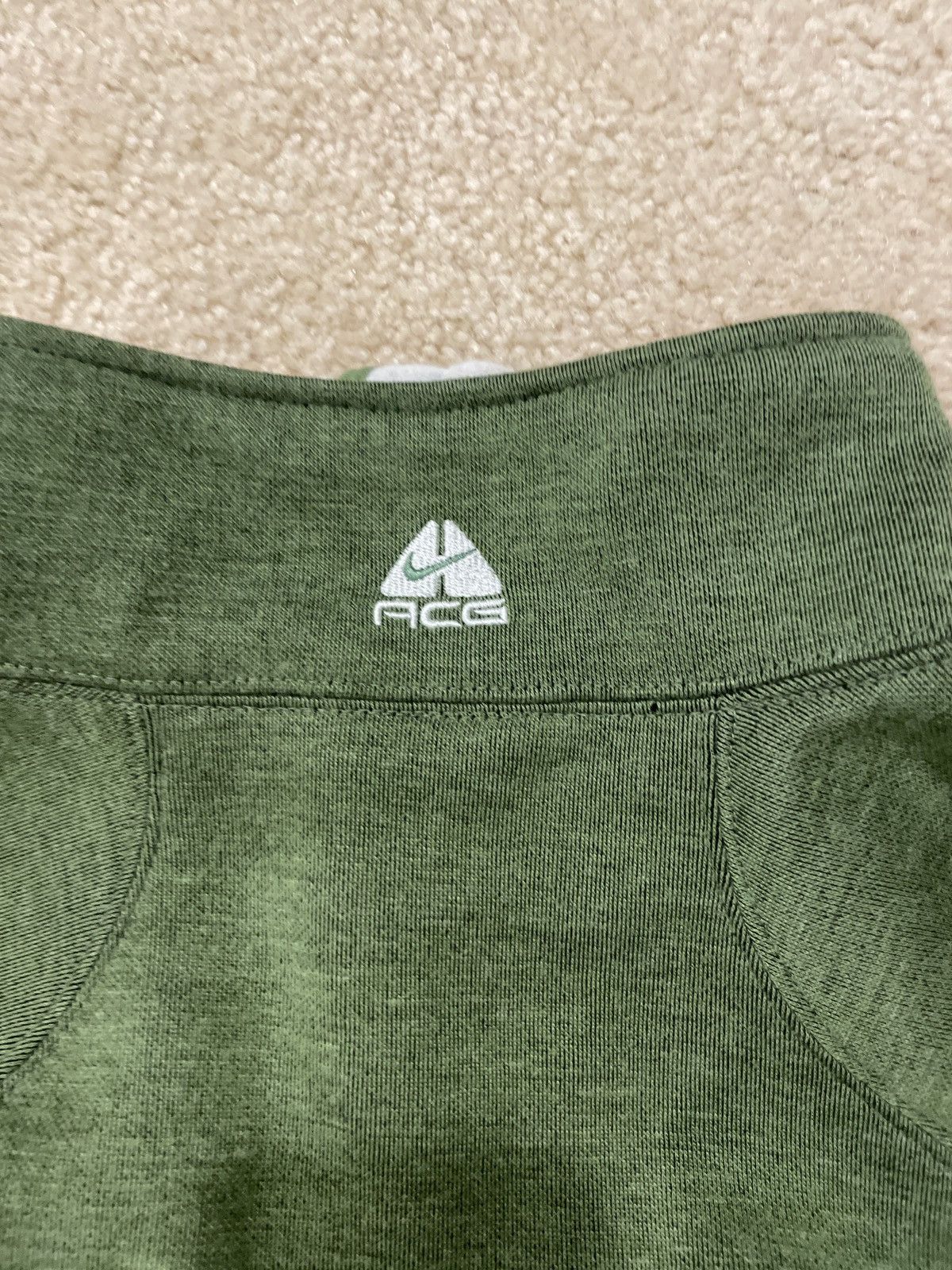Nike × Nike ACG × Vintage Vintage Nike ACG Stealth Thermal Fleece Jacket Glade Fern Size US S / EU 44-46 / 1 - 10 Thumbnail