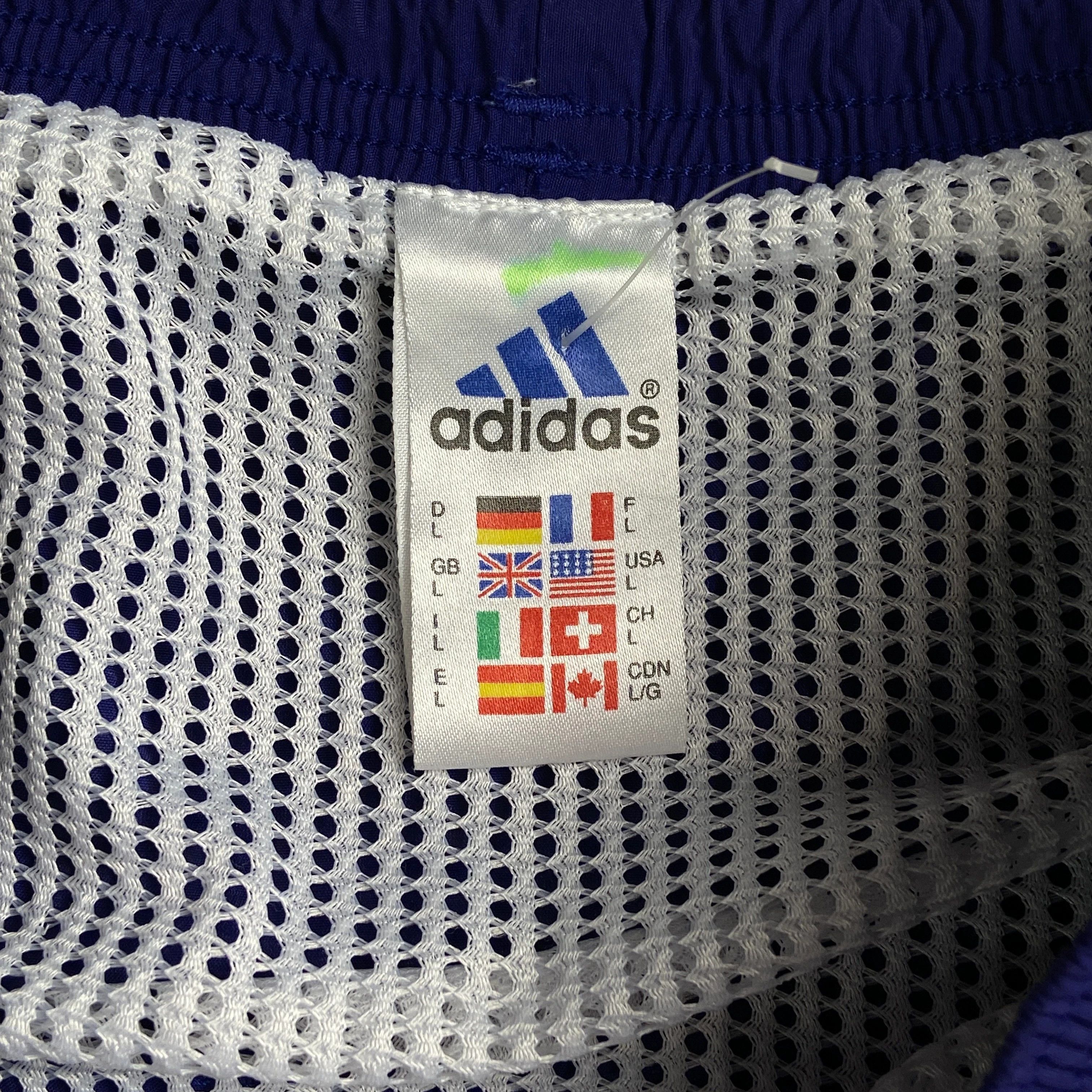 Adidas × Vintage Mens Shorts Adidas Vintage Size L Blue Size US 34 / EU 50 - 5 Thumbnail