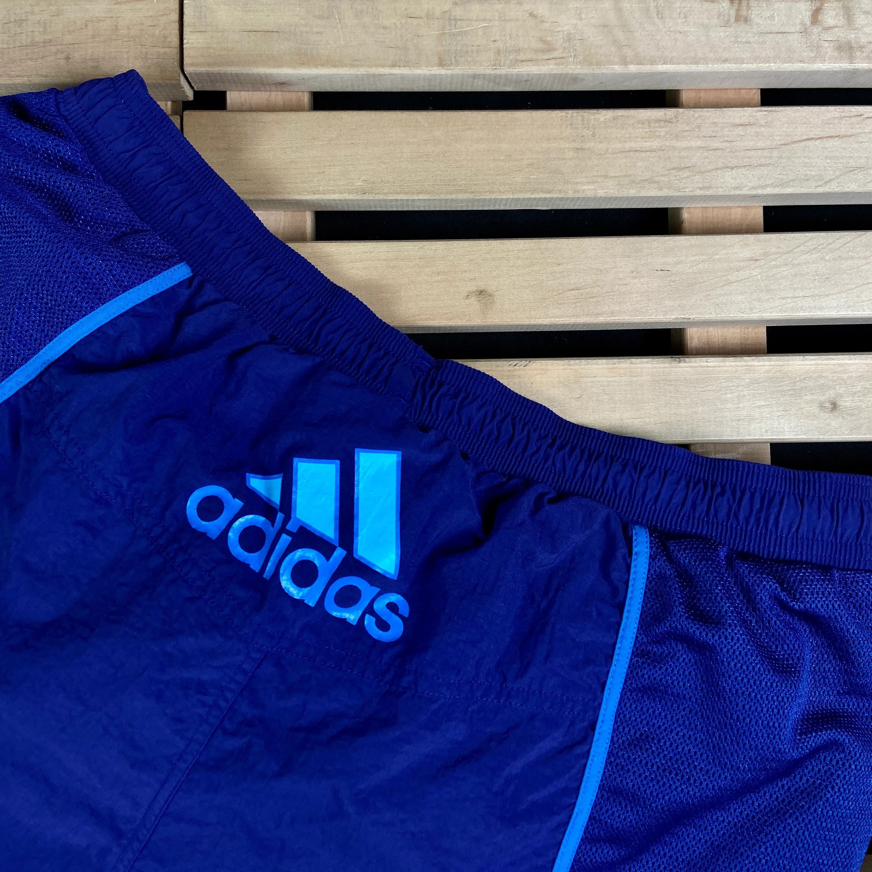 Adidas × Vintage Mens Shorts Adidas Vintage Size L Blue Size US 34 / EU 50 - 7 Thumbnail