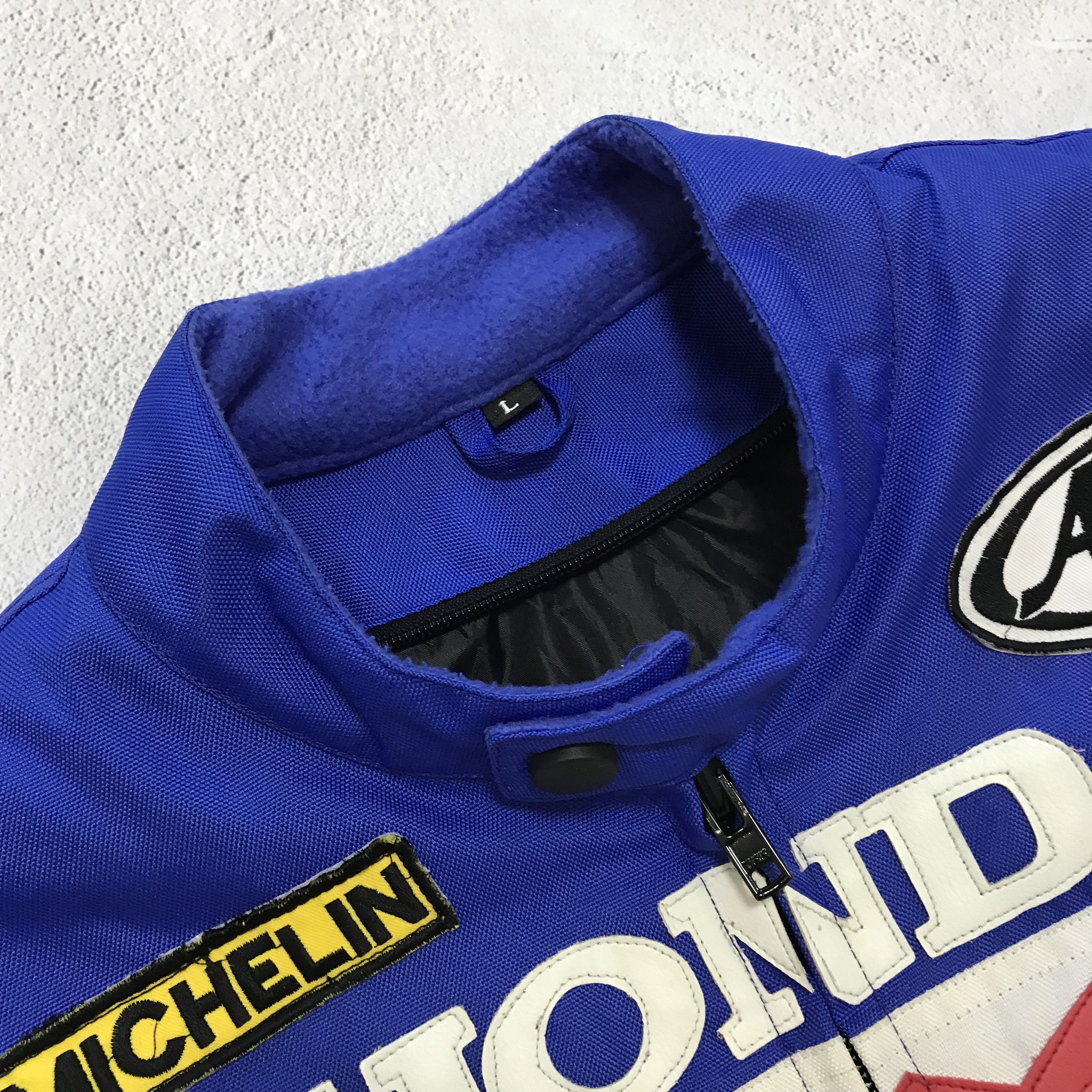 Honda × Vintage HONDA CBR Vintage Jacket Cordura Leather Bomber 90s Moto Size US L / EU 52-54 / 3 - 4 Thumbnail