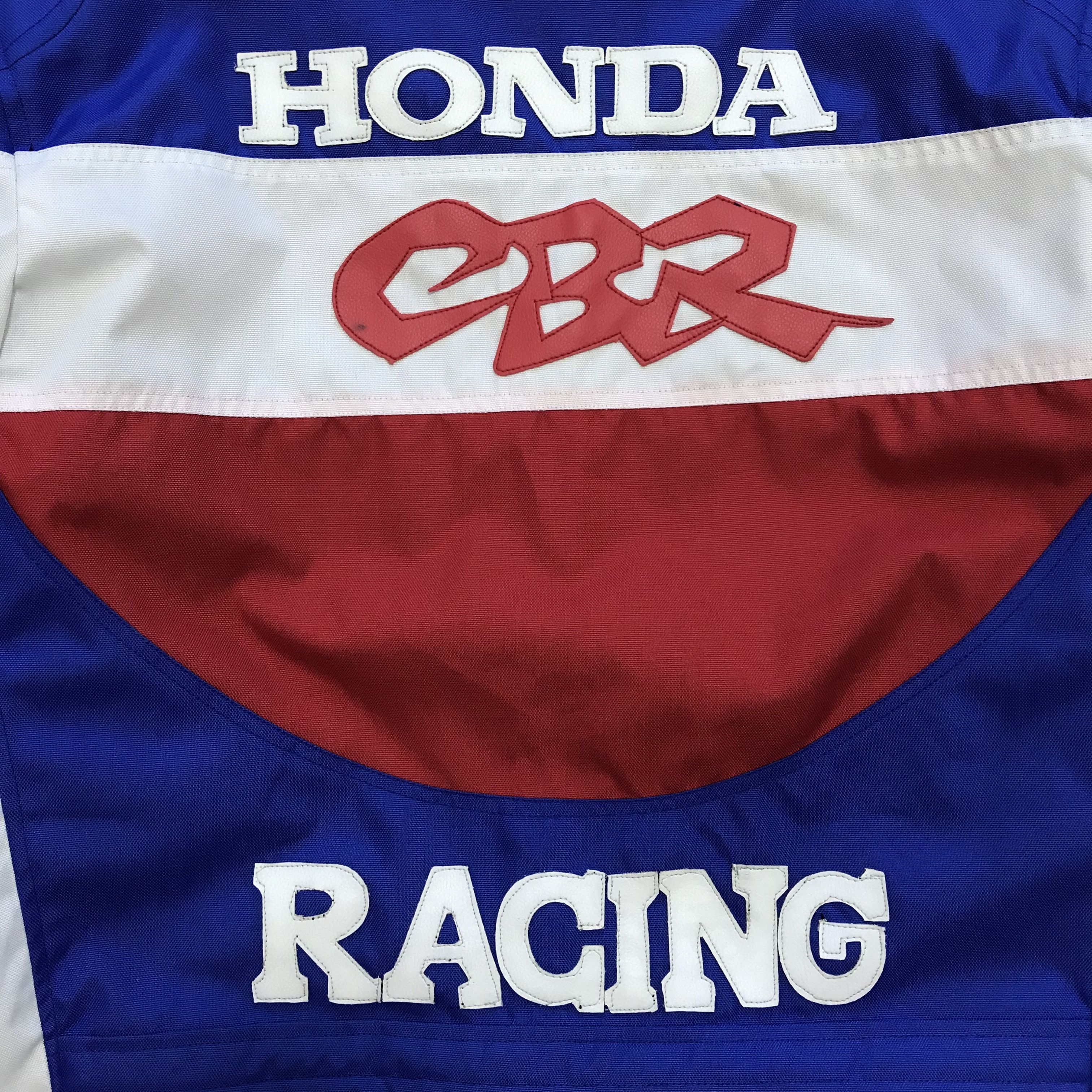 Honda × Vintage HONDA CBR Vintage Jacket Cordura Leather Bomber 90s Moto Size US L / EU 52-54 / 3 - 7 Thumbnail