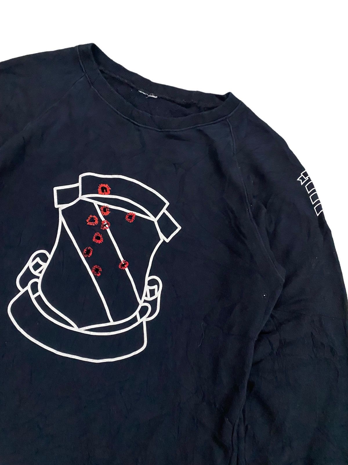 Takahiromiyashita The Soloist. 💥Number(Nine) Gunshot Sweatshirt Size M / US 6-8 / IT 42-44 - 3 Thumbnail