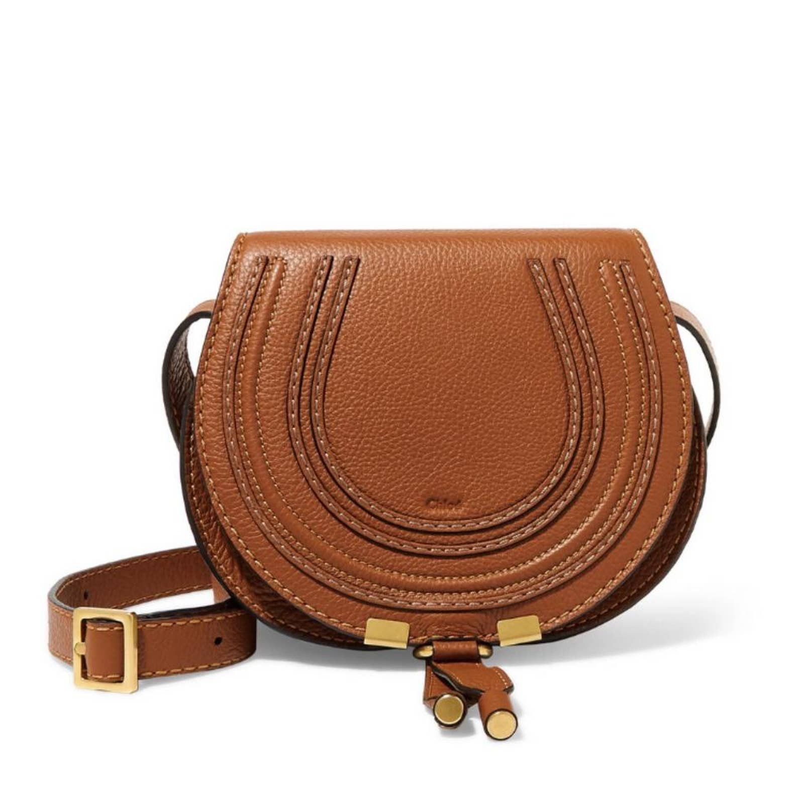 mini Marcie leather cross body bag