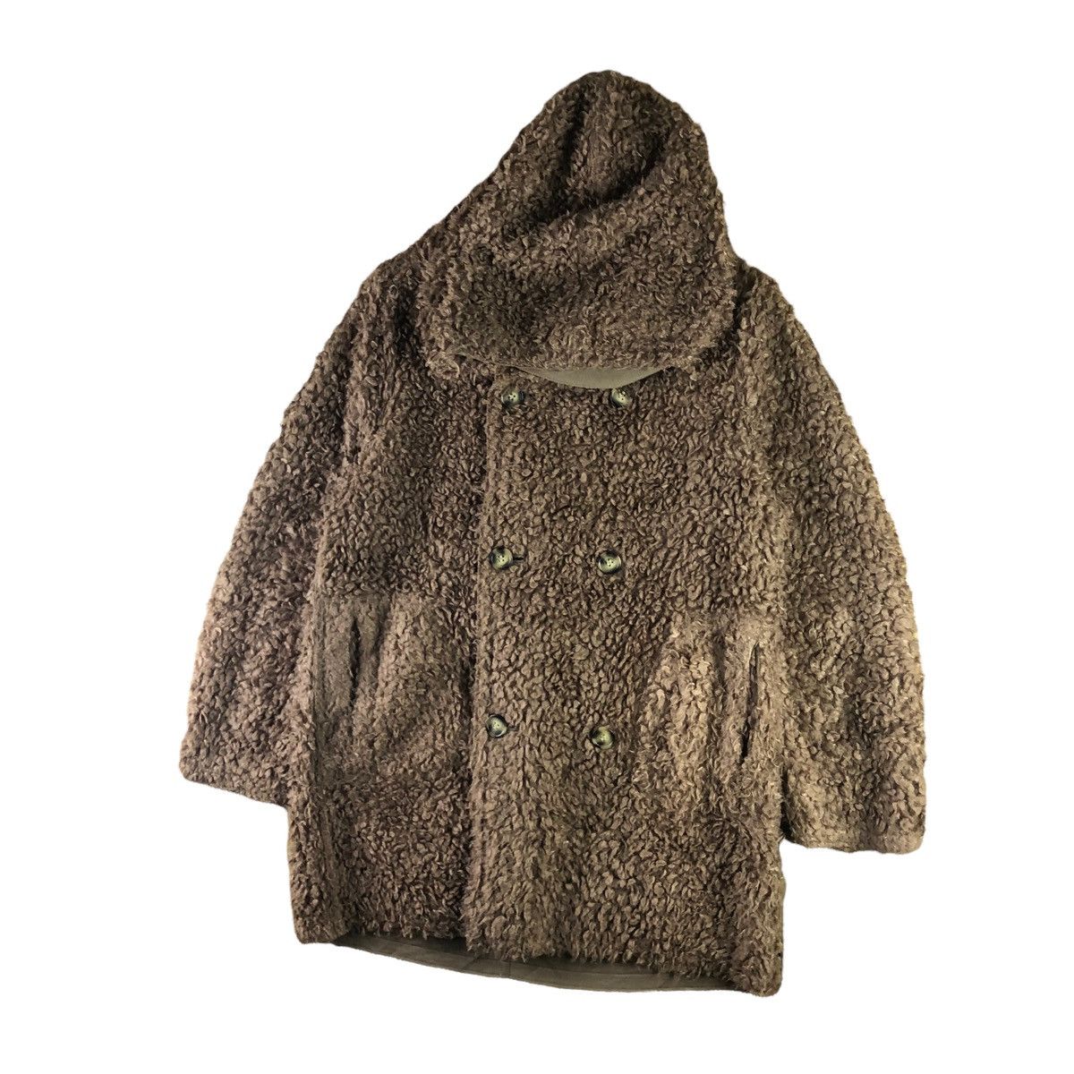 Issey Miyake × Japanese Brand × mercibeaucoup Japanese Brand Mercibeaucoup Bulky Fleece Jacket Reversible Size US L / EU 52-54 / 3 - 3 Thumbnail
