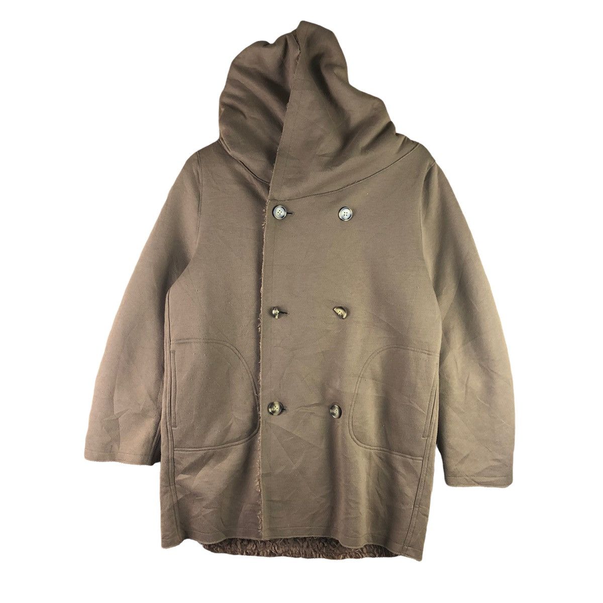 Issey Miyake × Japanese Brand × mercibeaucoup Japanese Brand Mercibeaucoup Bulky Fleece Jacket Reversible Size US L / EU 52-54 / 3 - 9 Thumbnail