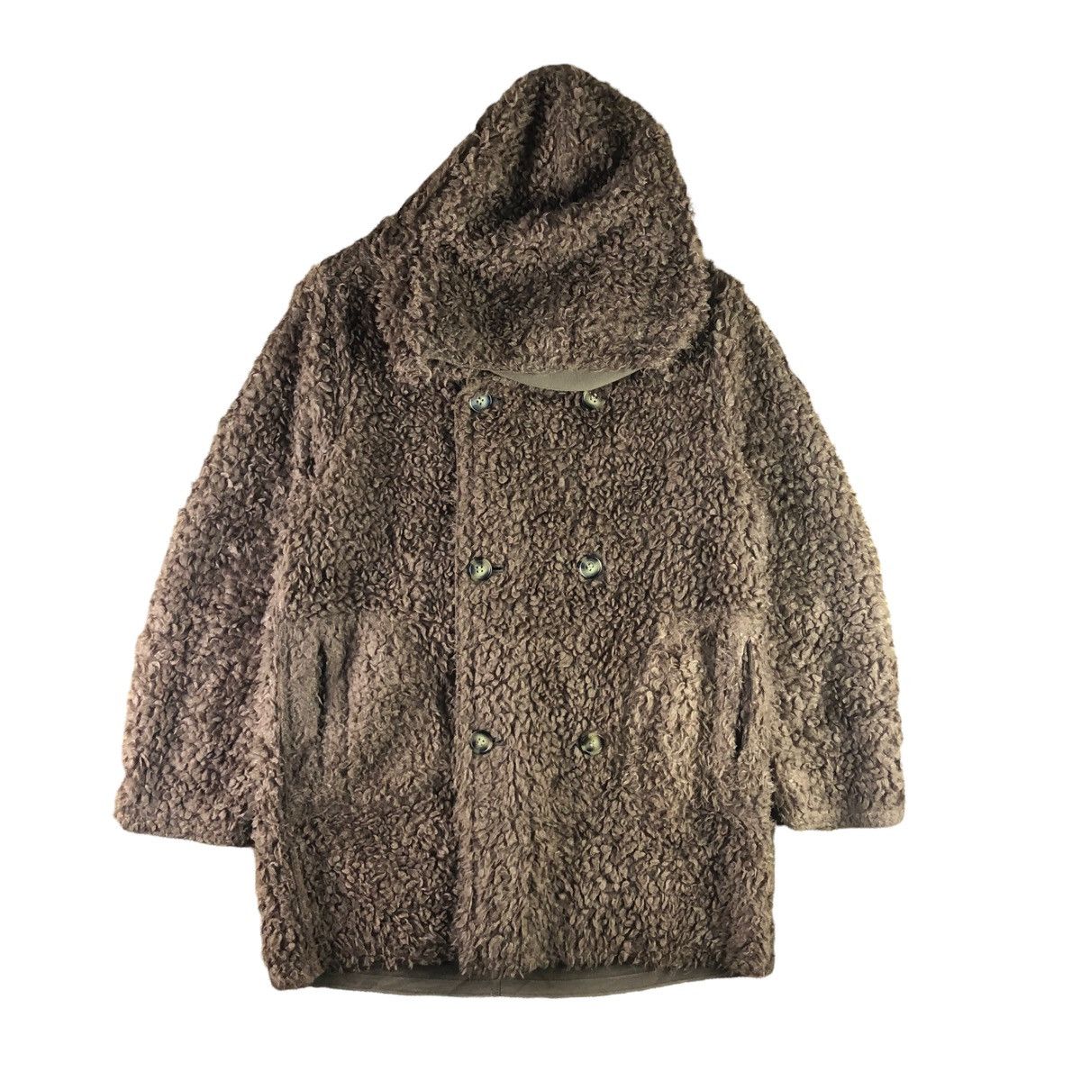 Issey Miyake × Japanese Brand × mercibeaucoup Japanese Brand Mercibeaucoup Bulky Fleece Jacket Reversible Size US L / EU 52-54 / 3 - 1 Thumbnail