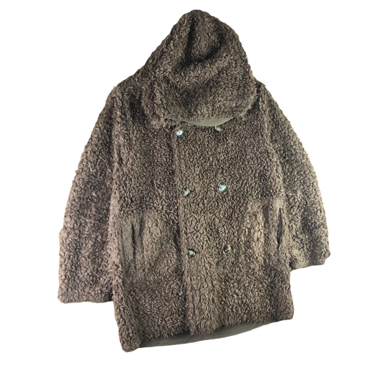 Issey Miyake × Japanese Brand × mercibeaucoup Japanese Brand Mercibeaucoup Bulky Fleece Jacket Reversible Size US L / EU 52-54 / 3 - 2 Thumbnail