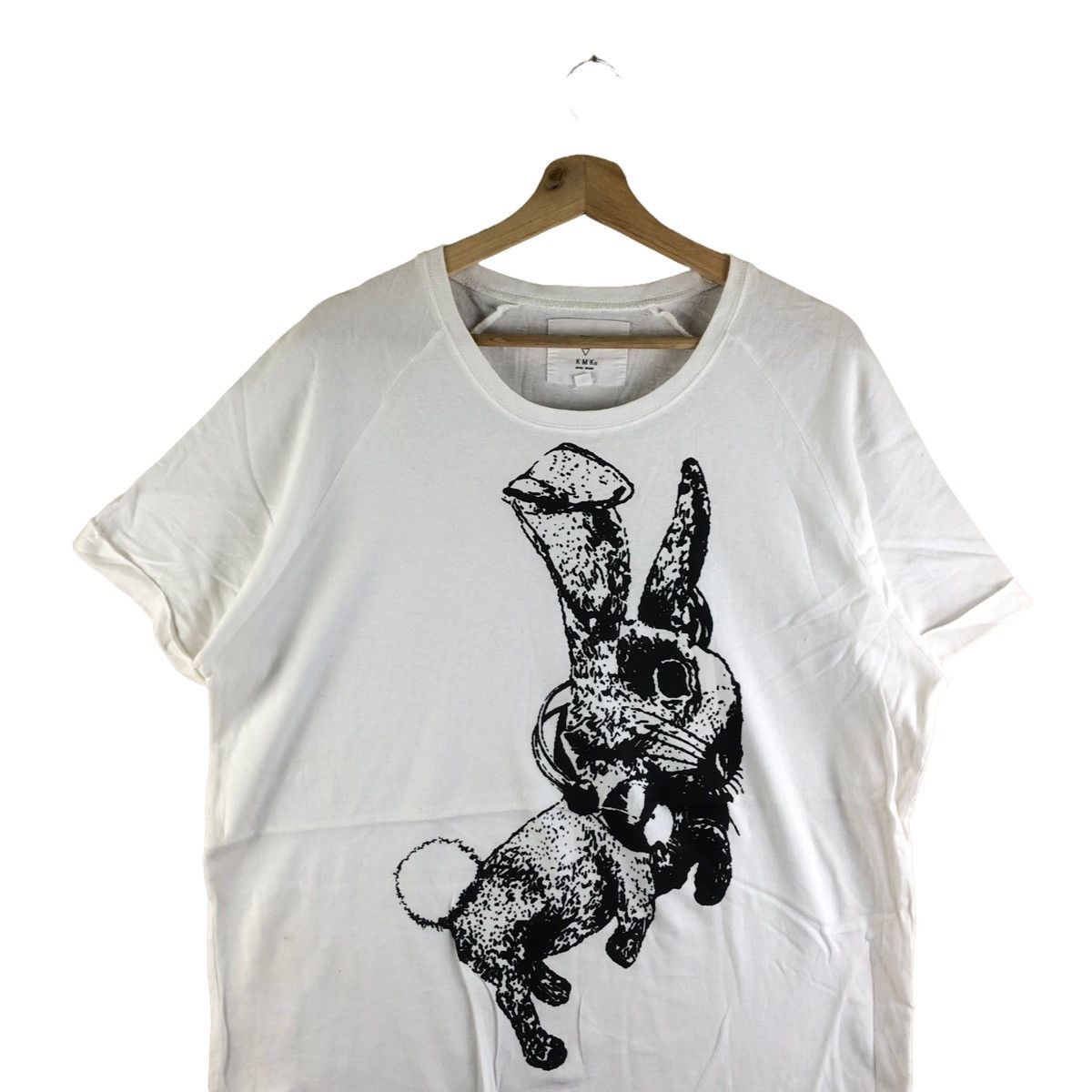 Japanese Brand Rare Japanese Brand KMK Brand Japan Big Logo Print Tshirt Size US XL / EU 56 / 4 - 4 Thumbnail