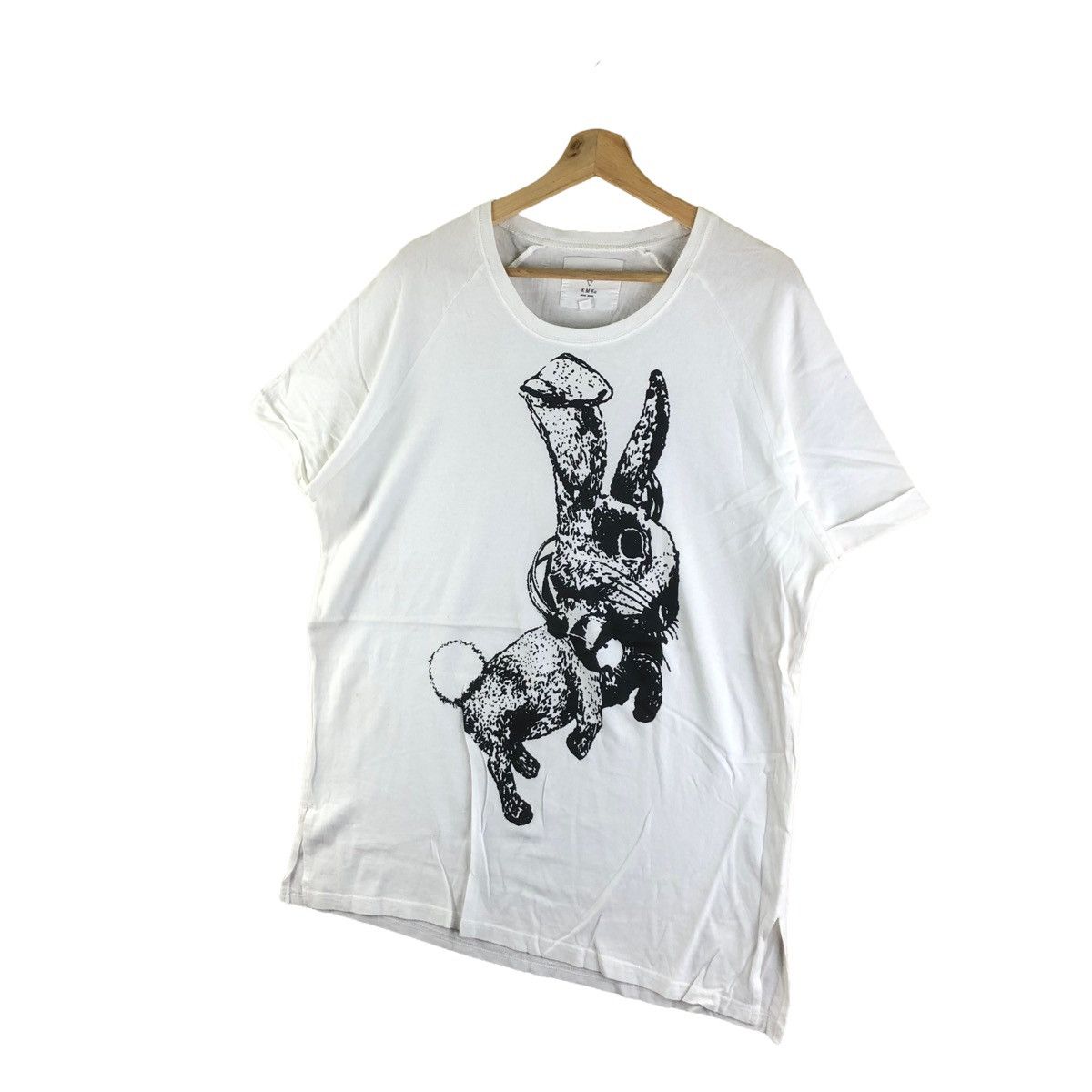 Japanese Brand Rare Japanese Brand KMK Brand Japan Big Logo Print Tshirt Size US XL / EU 56 / 4 - 3 Thumbnail