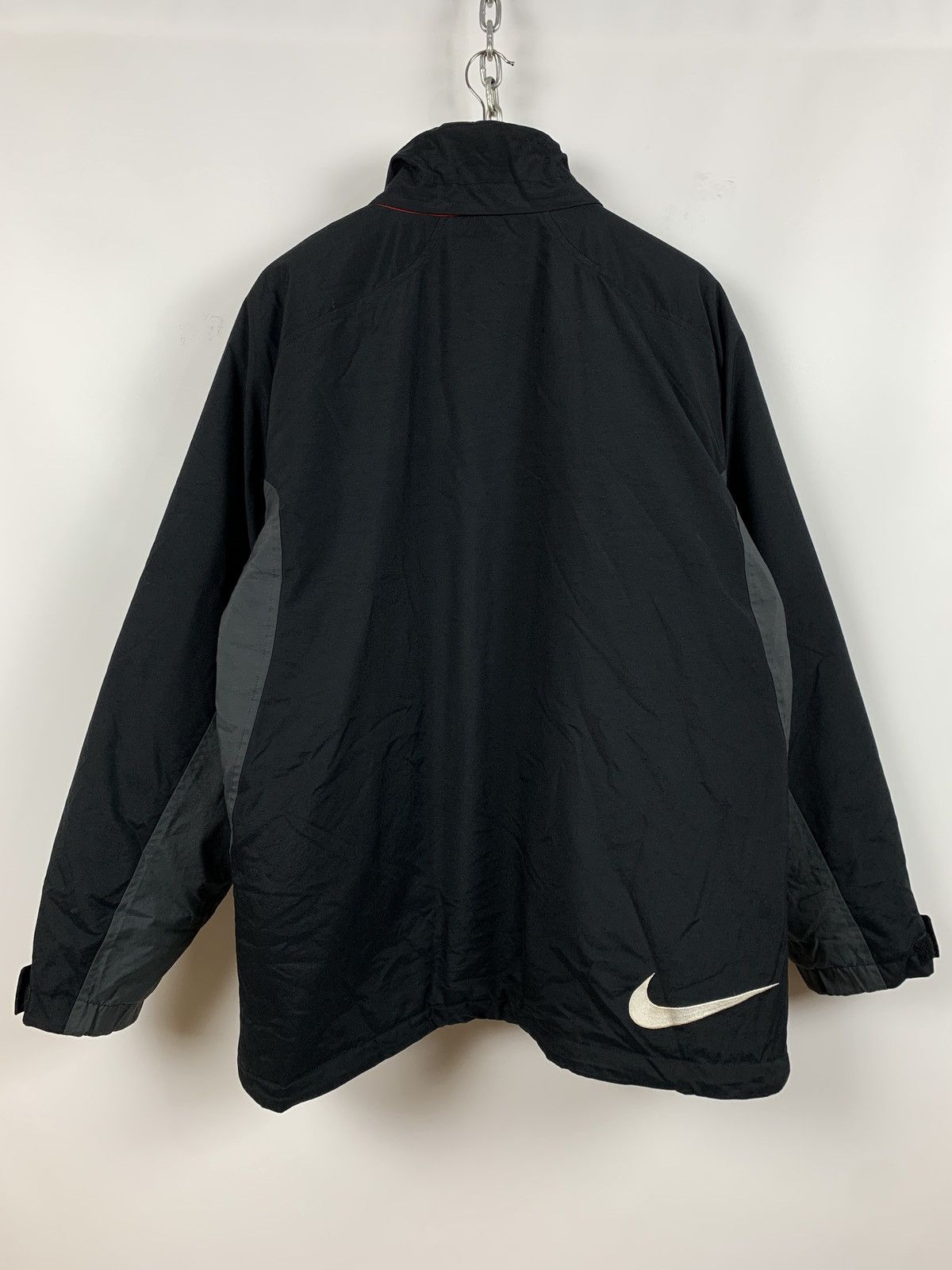 Nike Vintage Nike Double Swoosh Black Jacket Size US XL / EU 56 / 4 - 1 Thumbnail