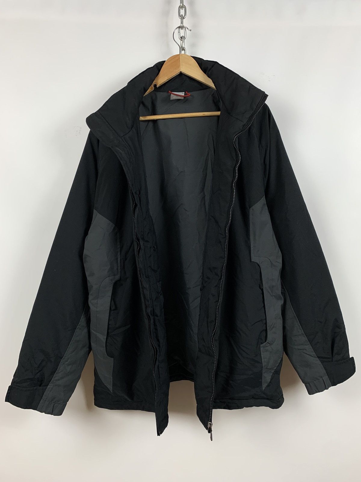 Nike Vintage Nike Double Swoosh Black Jacket Size US XL / EU 56 / 4 - 3 Thumbnail