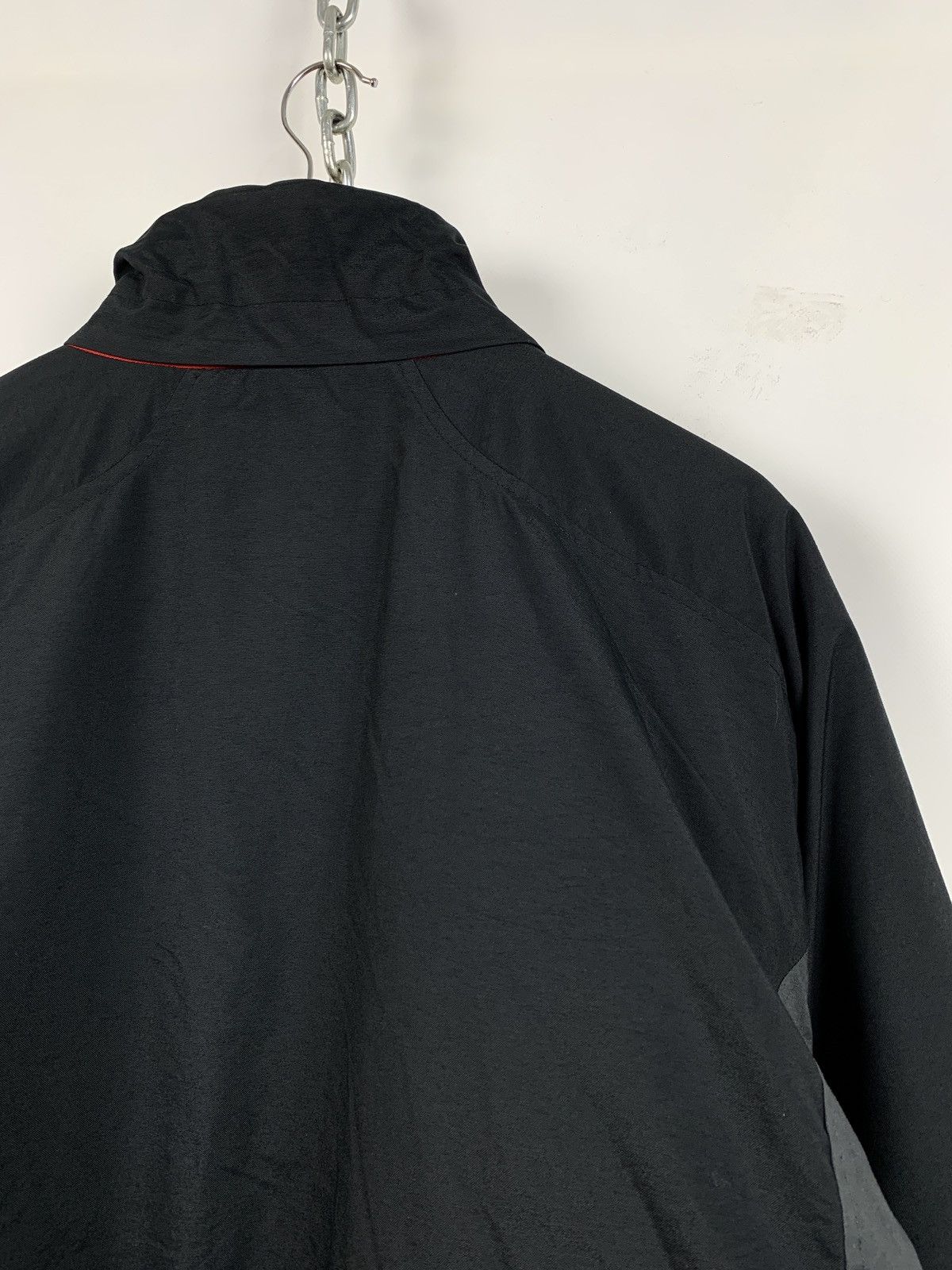 Nike Vintage Nike Double Swoosh Black Jacket Size US XL / EU 56 / 4 - 9 Thumbnail
