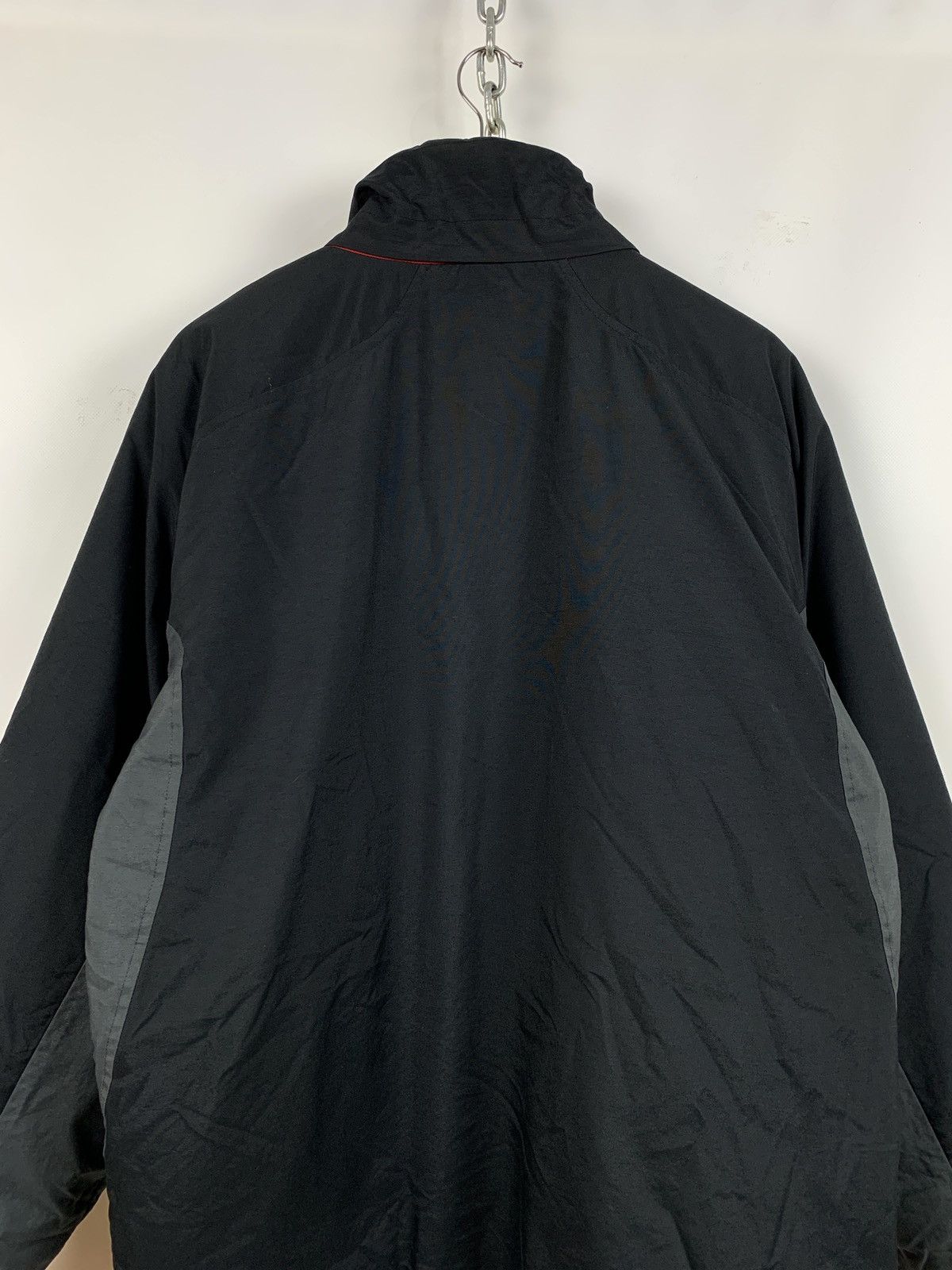 Nike Vintage Nike Double Swoosh Black Jacket Size US XL / EU 56 / 4 - 8 Thumbnail