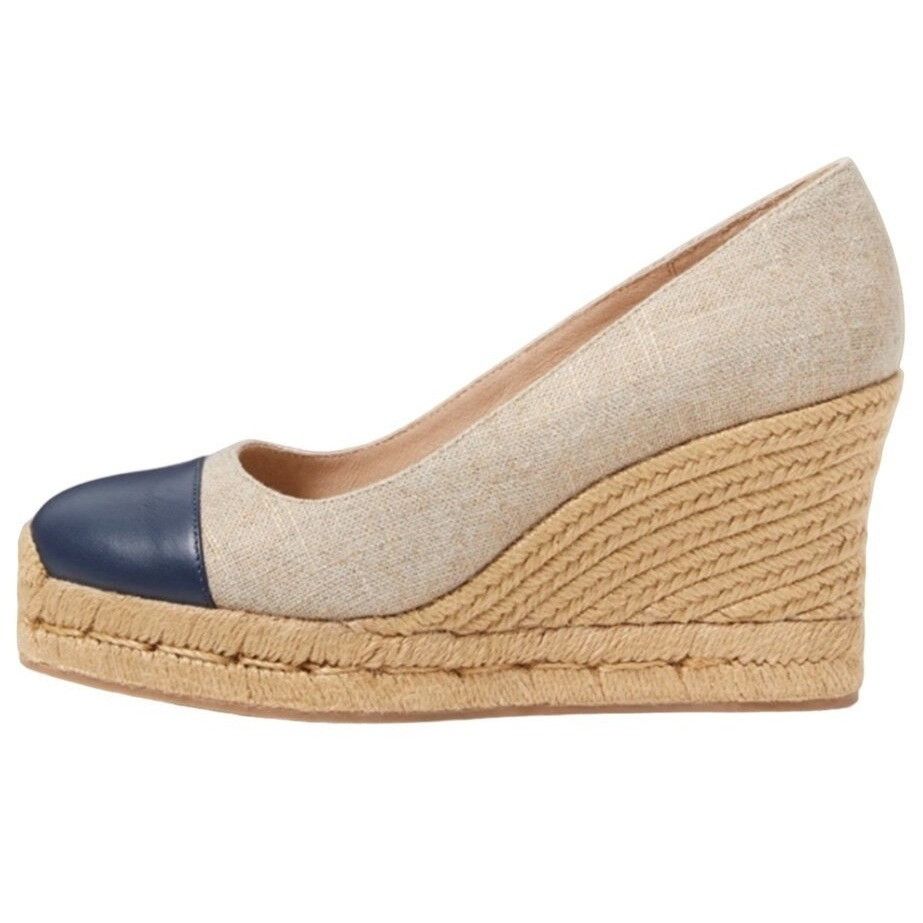 JACK ROGERS PALMER CAP CLOSED TOE WEDGE-8.5-New With Defects