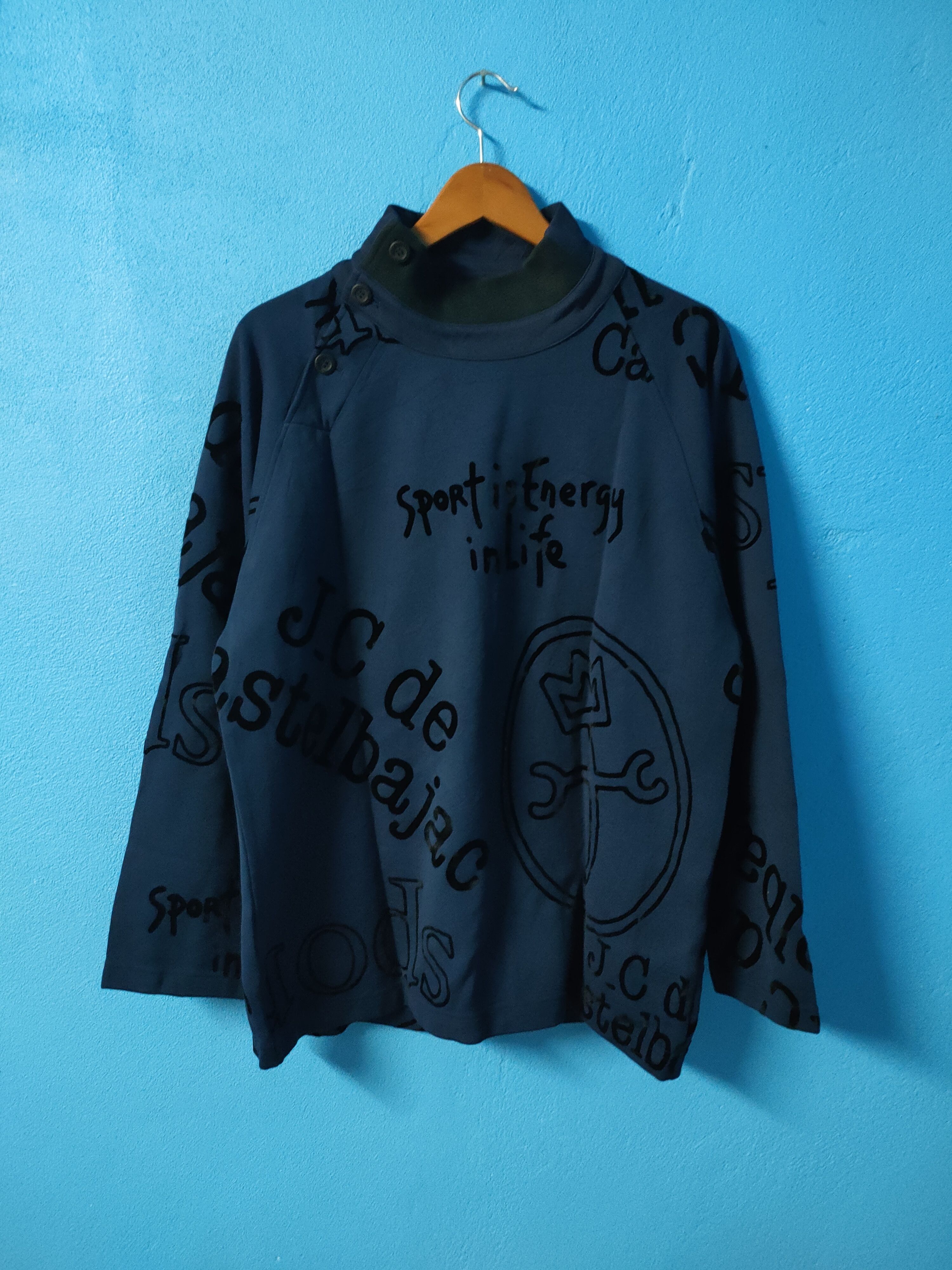 castelbaljac sweatshirt fullprint big logo