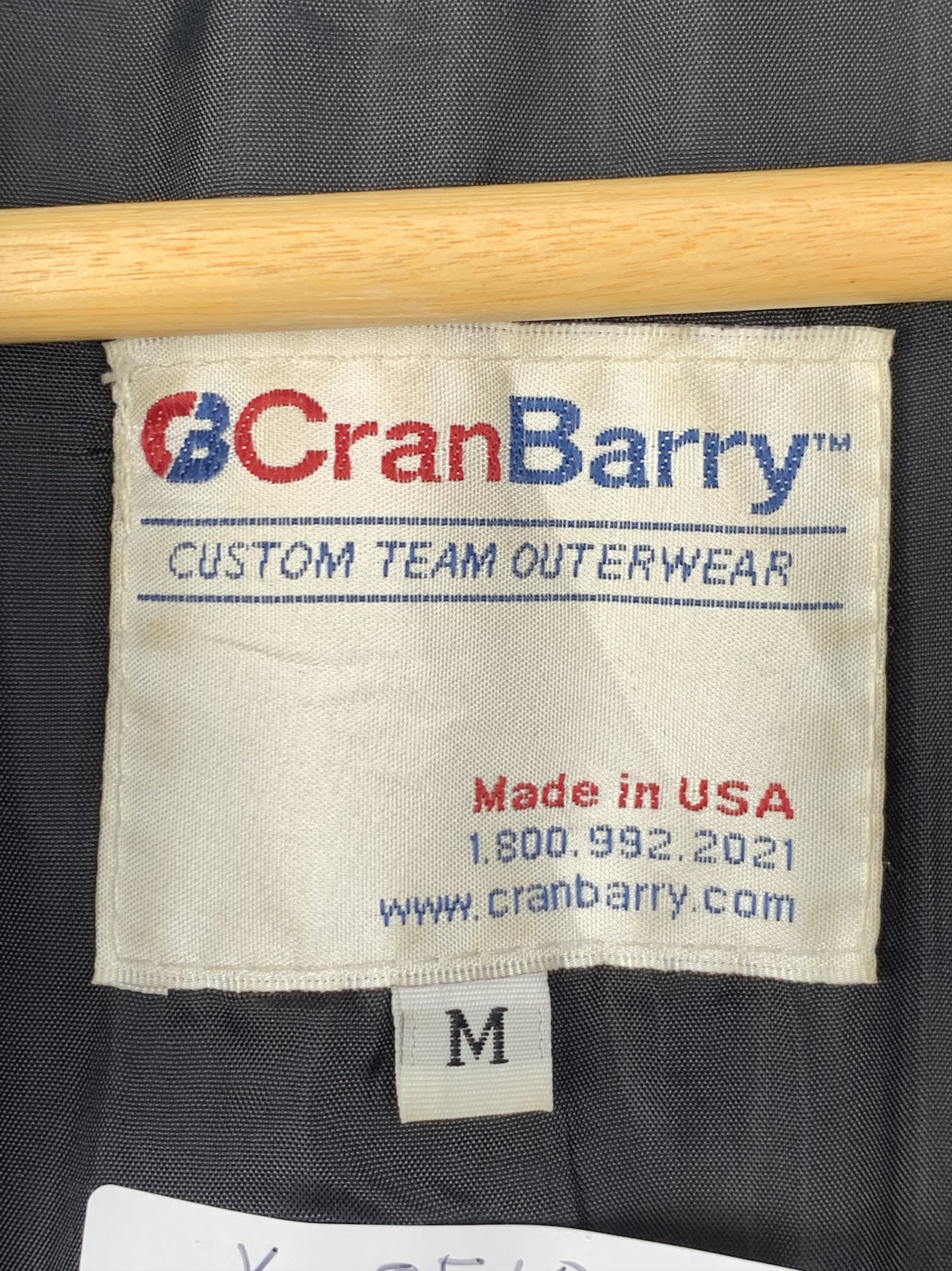 Japanese Brand Vintage 90s Cranbarry Sleeve Leather Varsity Jacket V0510 Size US M / EU 48-50 / 2 - 10 Thumbnail