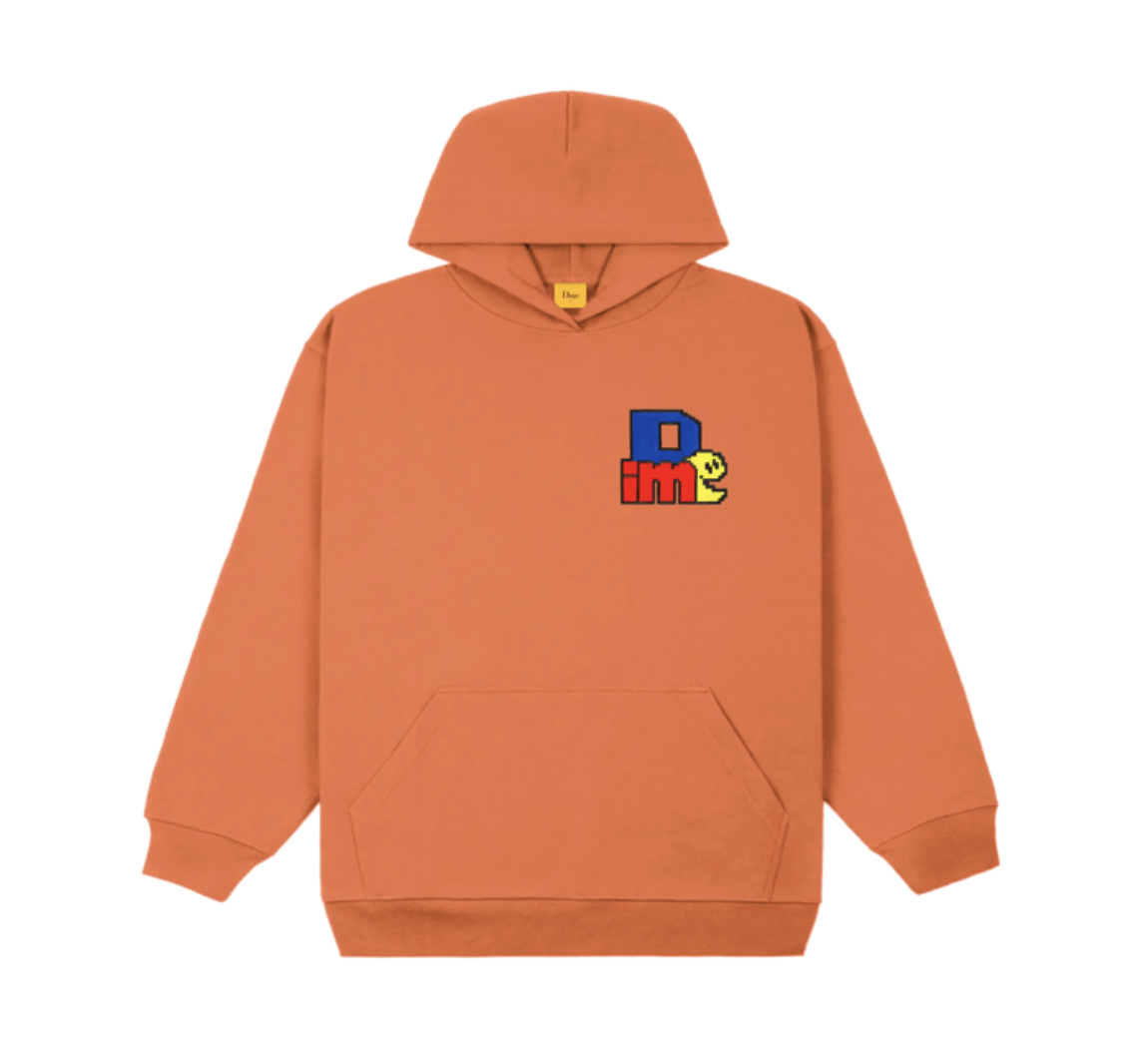 image of Dime Chat Hood Orange • M, Men's (Size Medium)