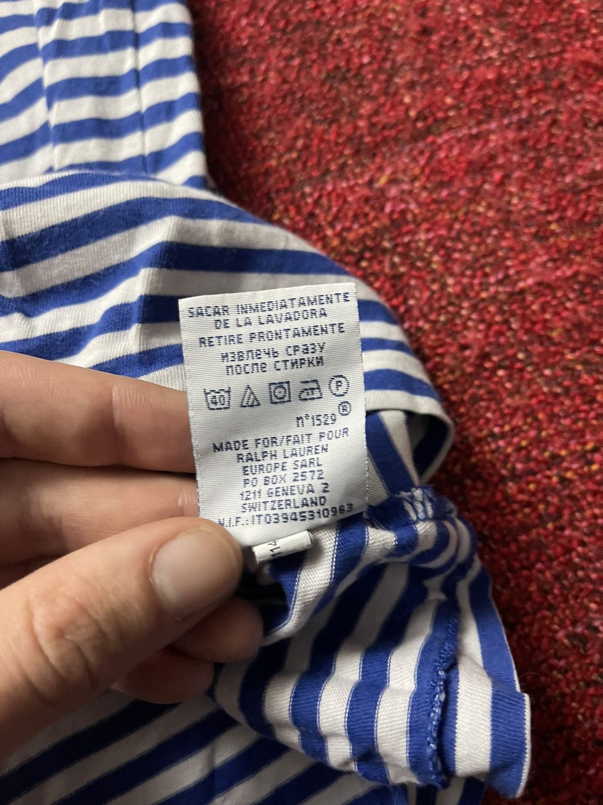 Polo Ralph Lauren × Ralph Lauren Polo Ralph Lauren striped t-shirt Size US XL / EU 56 / 4 - 4 Thumbnail