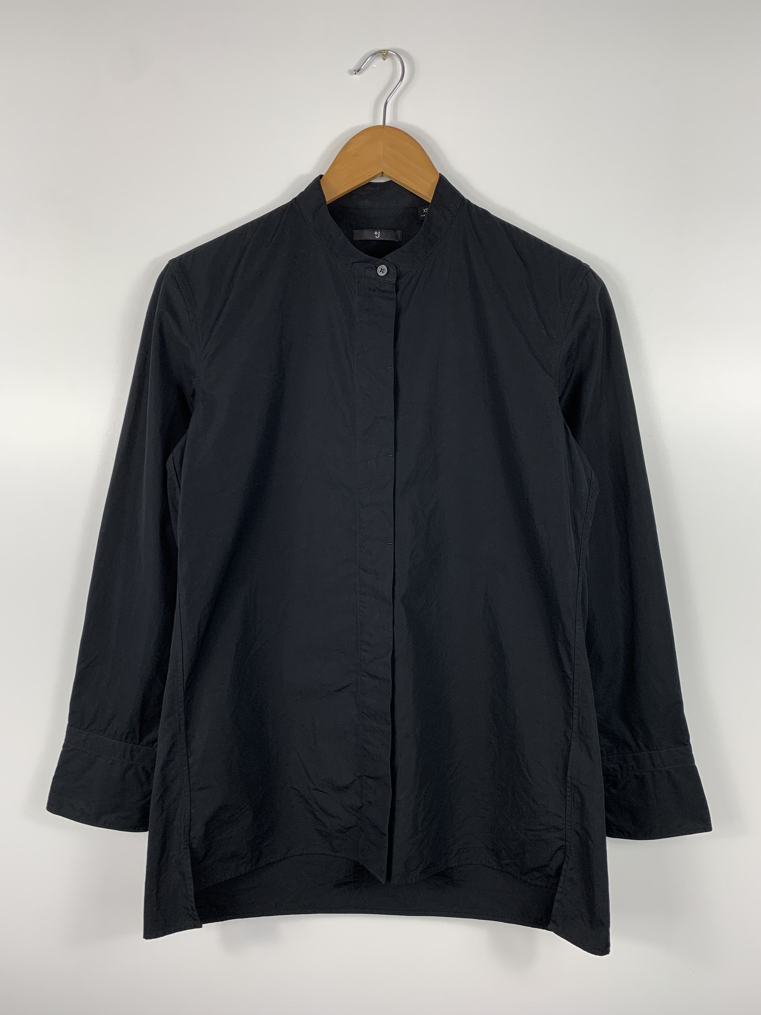 Jil Sander × Uniqlo Uniqlo x Jil Sander Black Button Up Shirt Black Size XS Size XS / US 0-2 / IT 36-38 - 1 Thumbnail