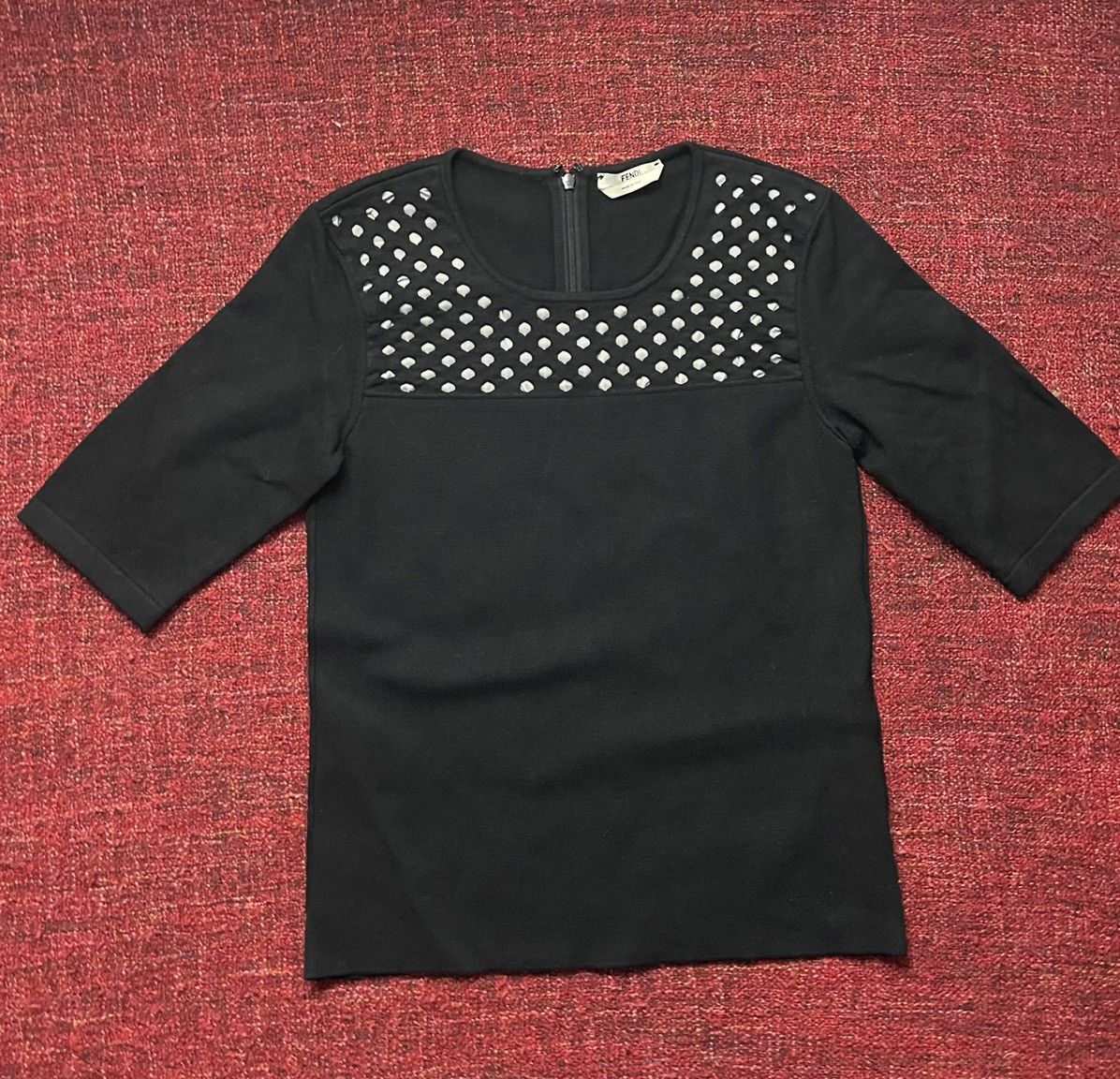 Designer × Fendi Fendi Avant garde blouse jumper Size XS / US 0-2 / IT 36-38 - 1 Thumbnail