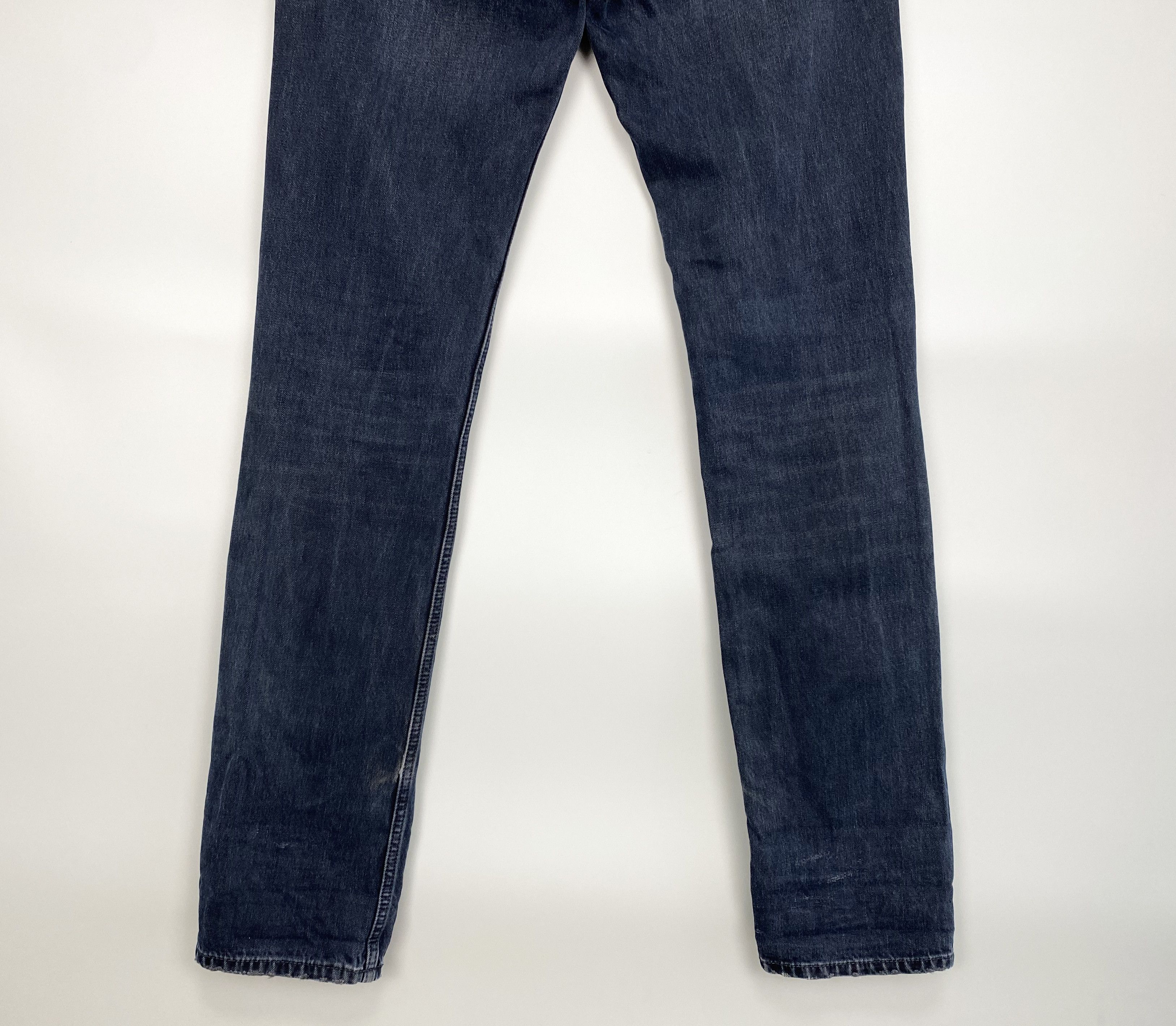 Acne Studios ACNE Roc Lana Blue Denim Jeans Leather Patch W31 L34 Size US 31 - 10 Thumbnail