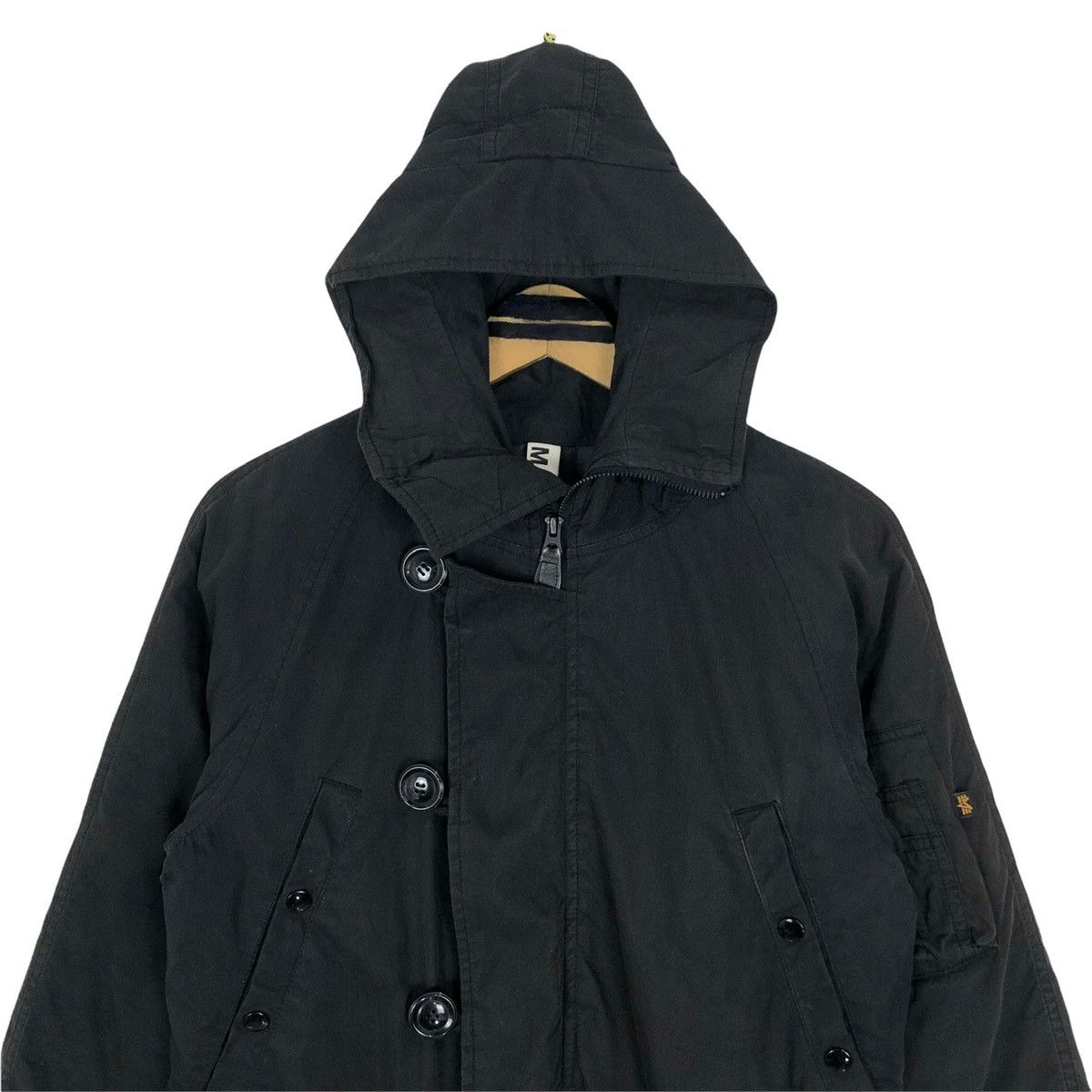 Alpha Industries × Margaret Howell Margaret Howell X Alpha Industries Hooded Puffer Jacket Size XS / US 0-2 / IT 36-38 - 8 Thumbnail