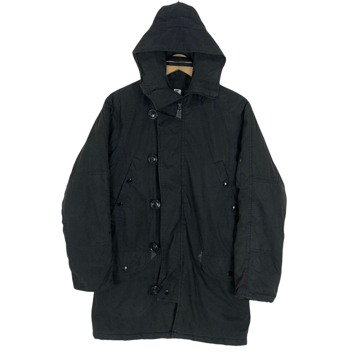 Alpha Industries × Margaret Howell Margaret Howell X Alpha Industries Hooded Puffer Jacket Size XS / US 0-2 / IT 36-38 - 3 Thumbnail