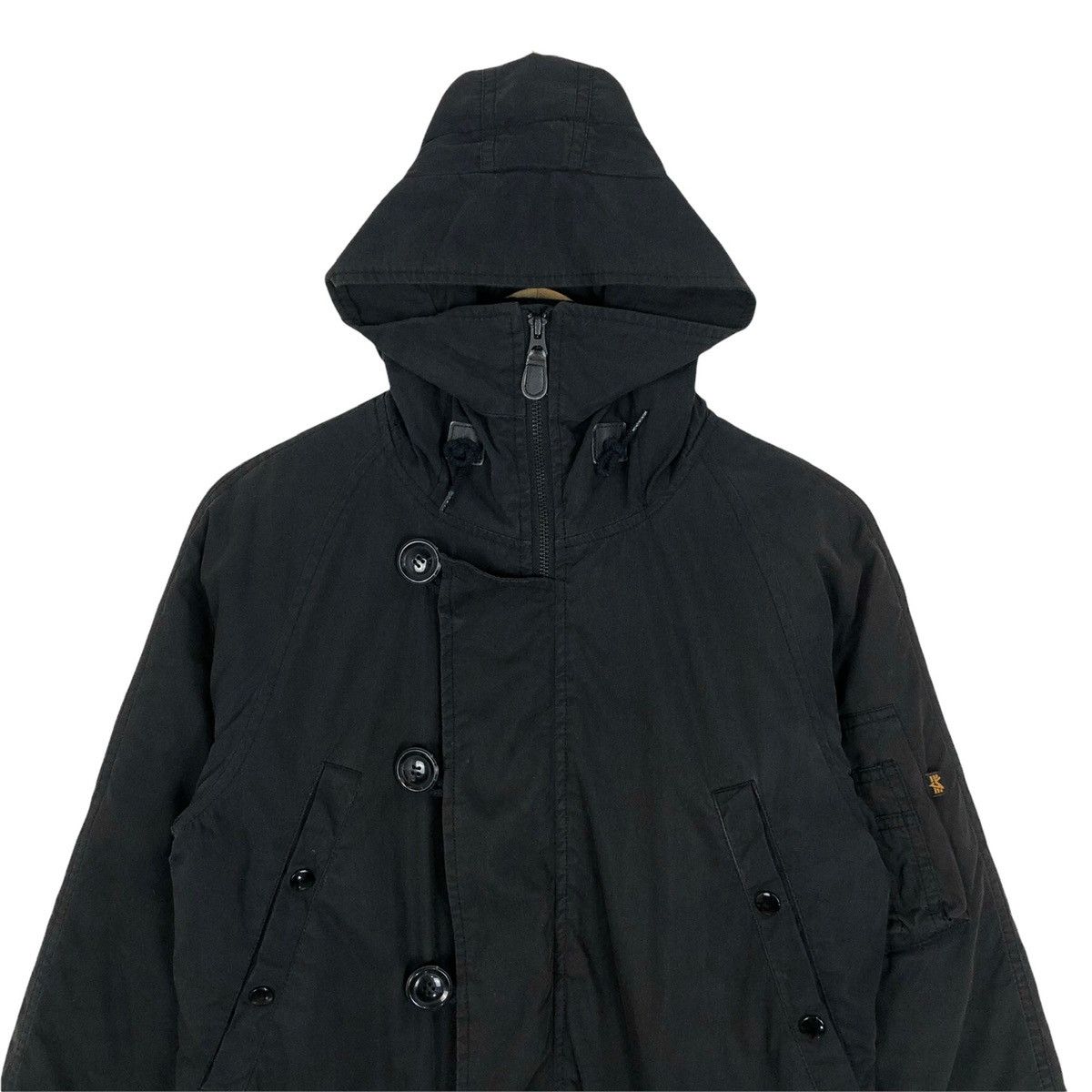 Alpha Industries × Margaret Howell Margaret Howell X Alpha Industries Hooded Puffer Jacket Size XS / US 0-2 / IT 36-38 - 6 Thumbnail