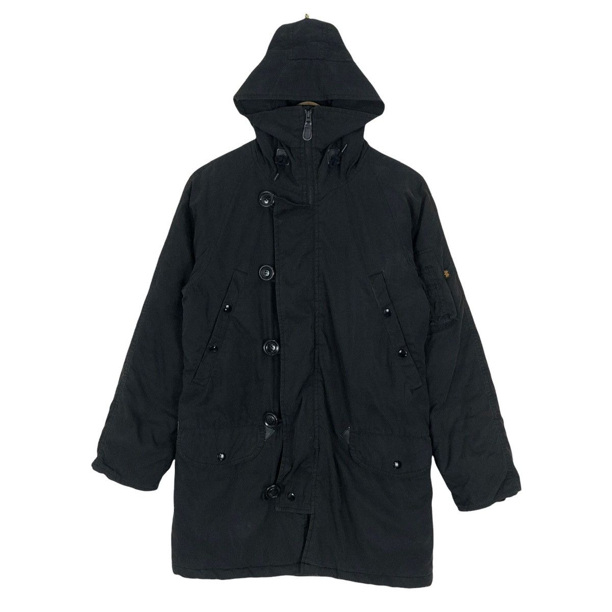 Alpha Industries × Margaret Howell Margaret Howell X Alpha Industries Hooded Puffer Jacket Size XS / US 0-2 / IT 36-38 - 5 Thumbnail
