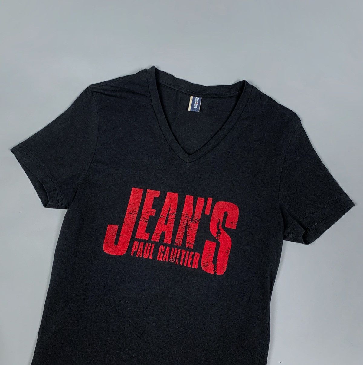 Vintage Vintage Jean's Paul Gaultier V-Neck T-Shirt Size S JPG Size S / US 4 / IT 40 - 5 Thumbnail