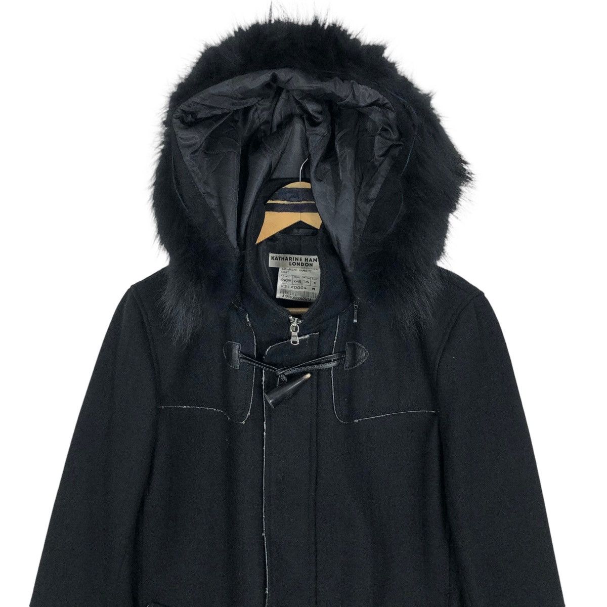 Katharine Hamnett London Katharine Hamnett London Cow Skin Duffle Coat Hooded Size M / US 6-8 / IT 42-44 - 3 Thumbnail