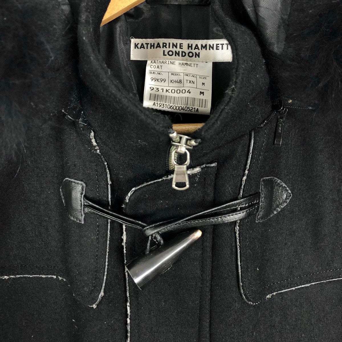 Katharine Hamnett London Katharine Hamnett London Cow Skin Duffle Coat Hooded Size M / US 6-8 / IT 42-44 - 6 Thumbnail