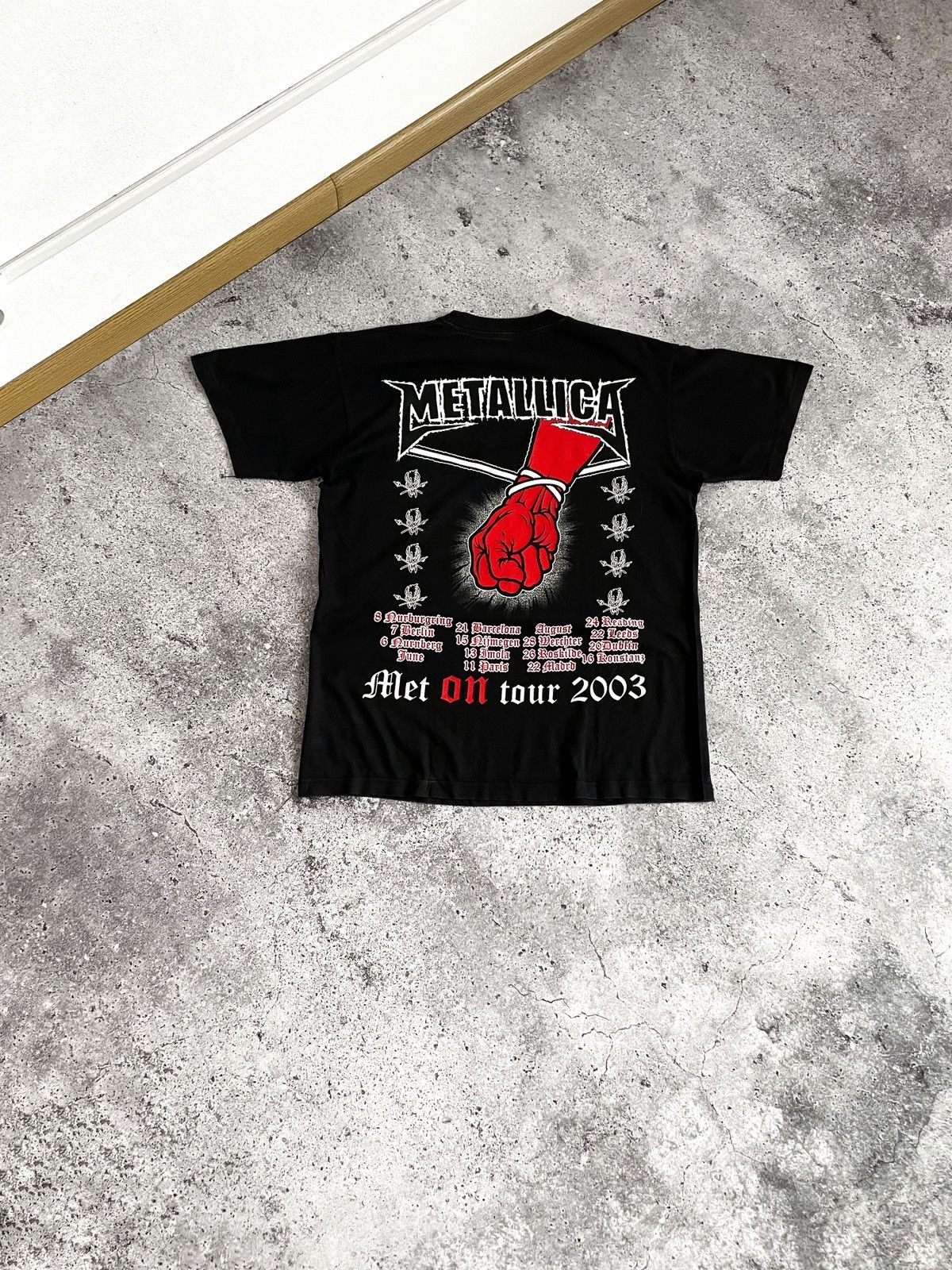 Band Tees × Metallica × Vintage Vintage Metallica St Anger 2003 Tour T-shirt Size US S / EU 44-46 / 1 - 5 Thumbnail