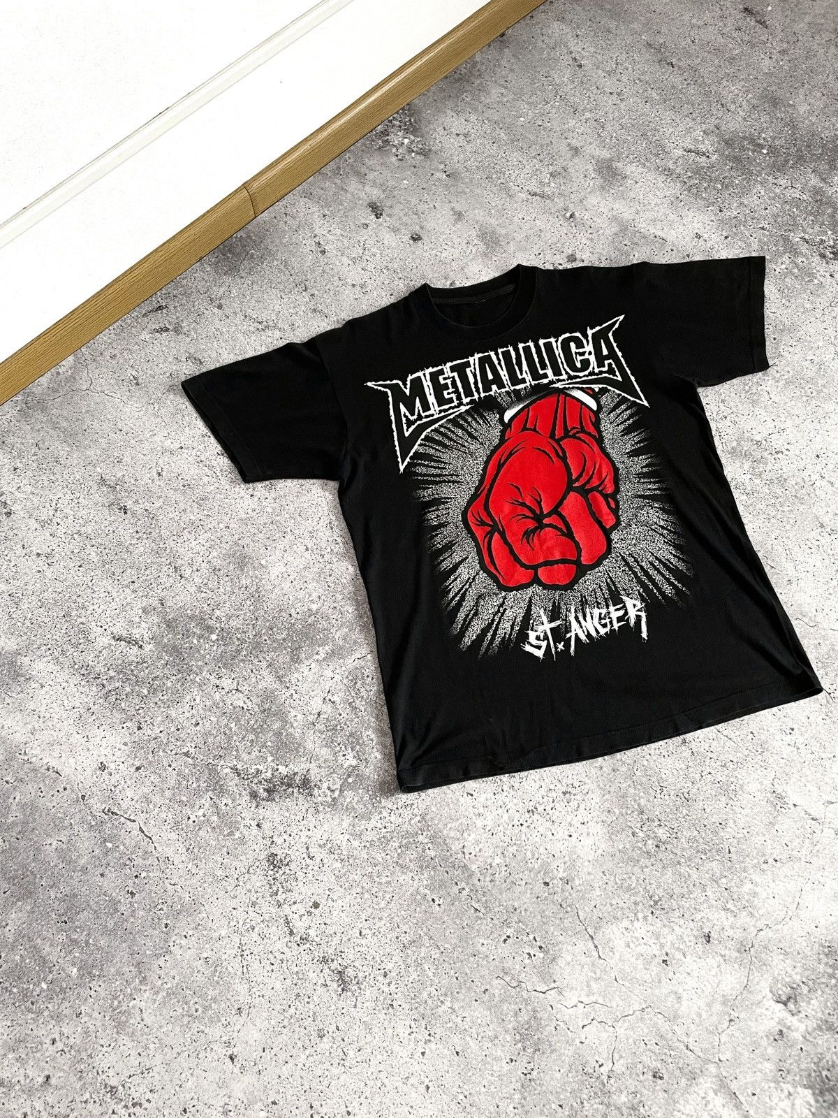 Band Tees × Metallica × Vintage Vintage Metallica St Anger 2003 Tour T-shirt Size US S / EU 44-46 / 1 - 3 Thumbnail